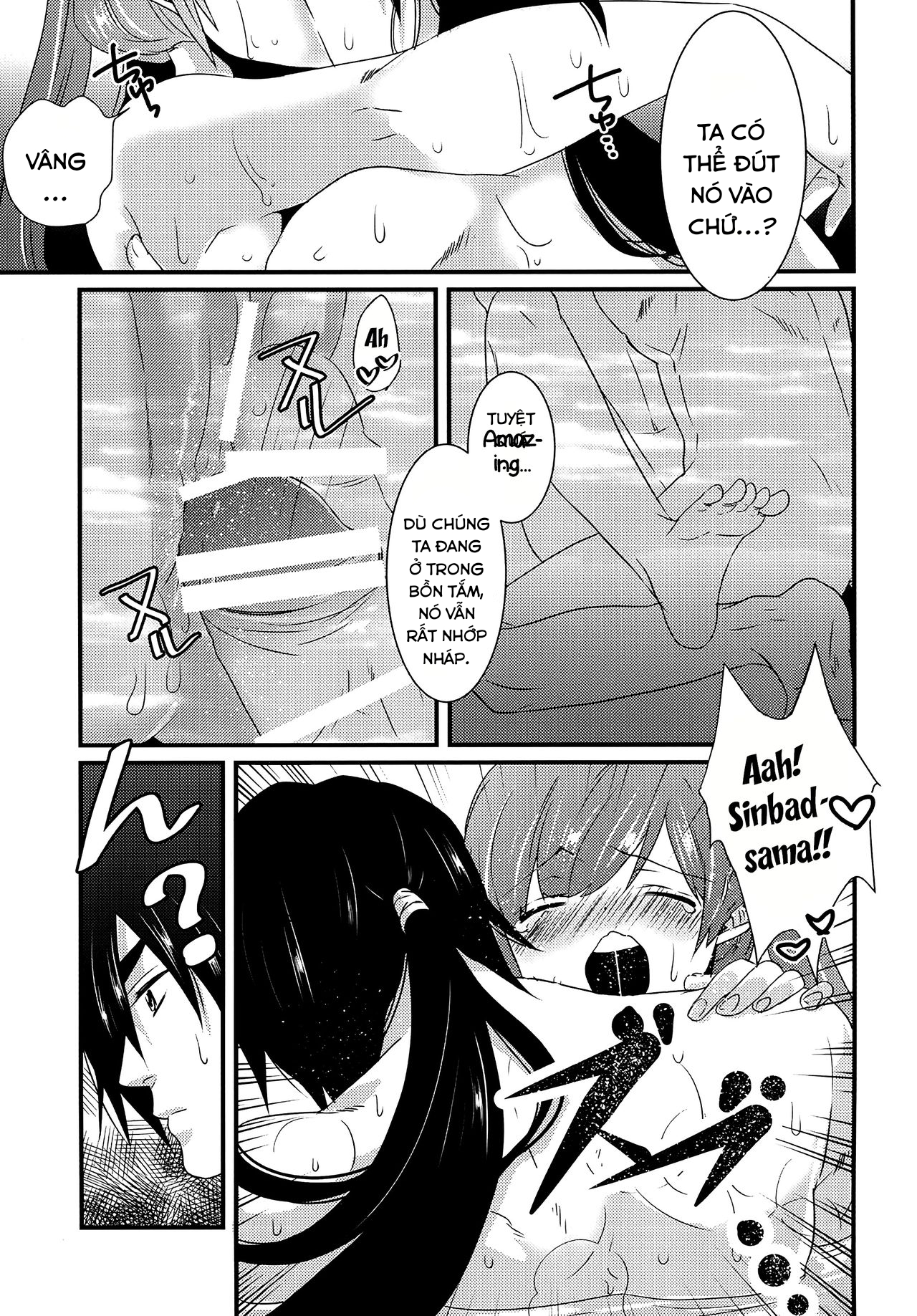 Đọc truyện hentai White Peach (Magi) - Oneshot