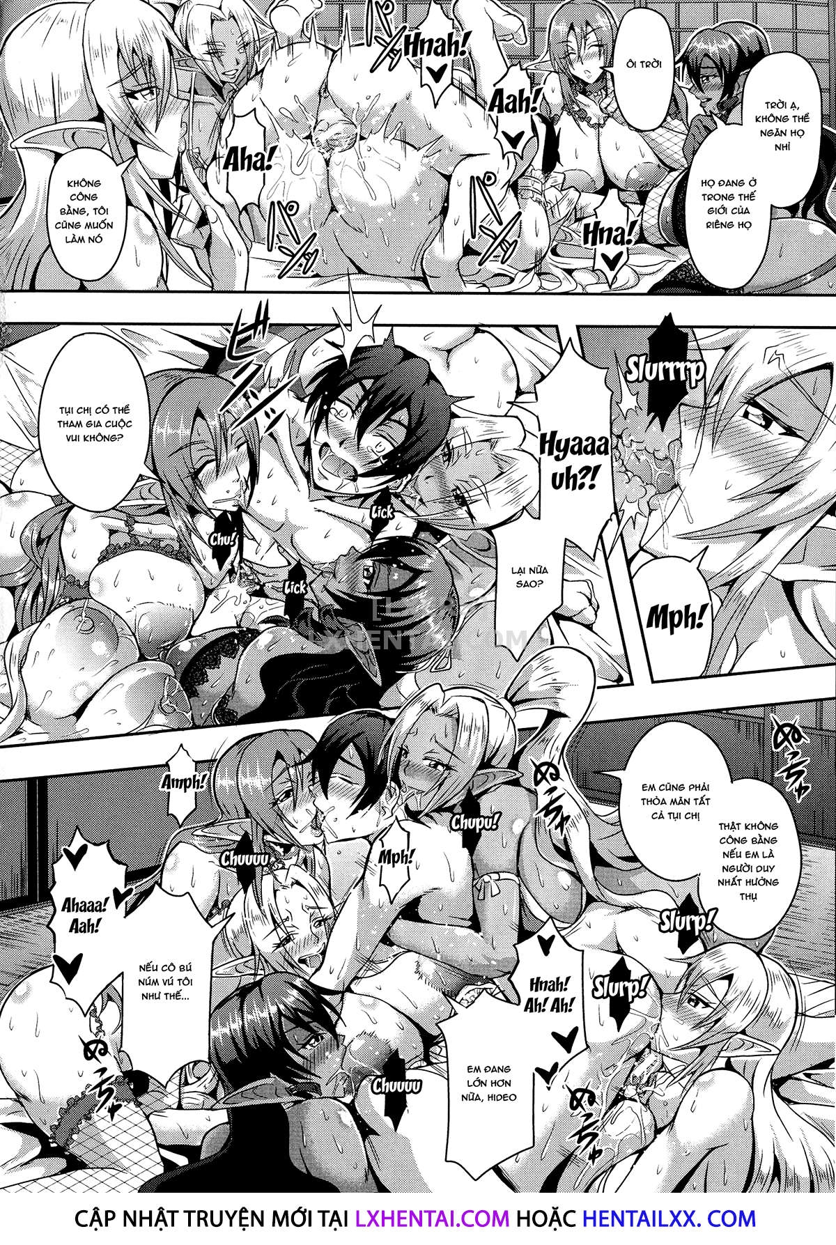 Đọc truyện hentai Elf Harem Story - Chap 1