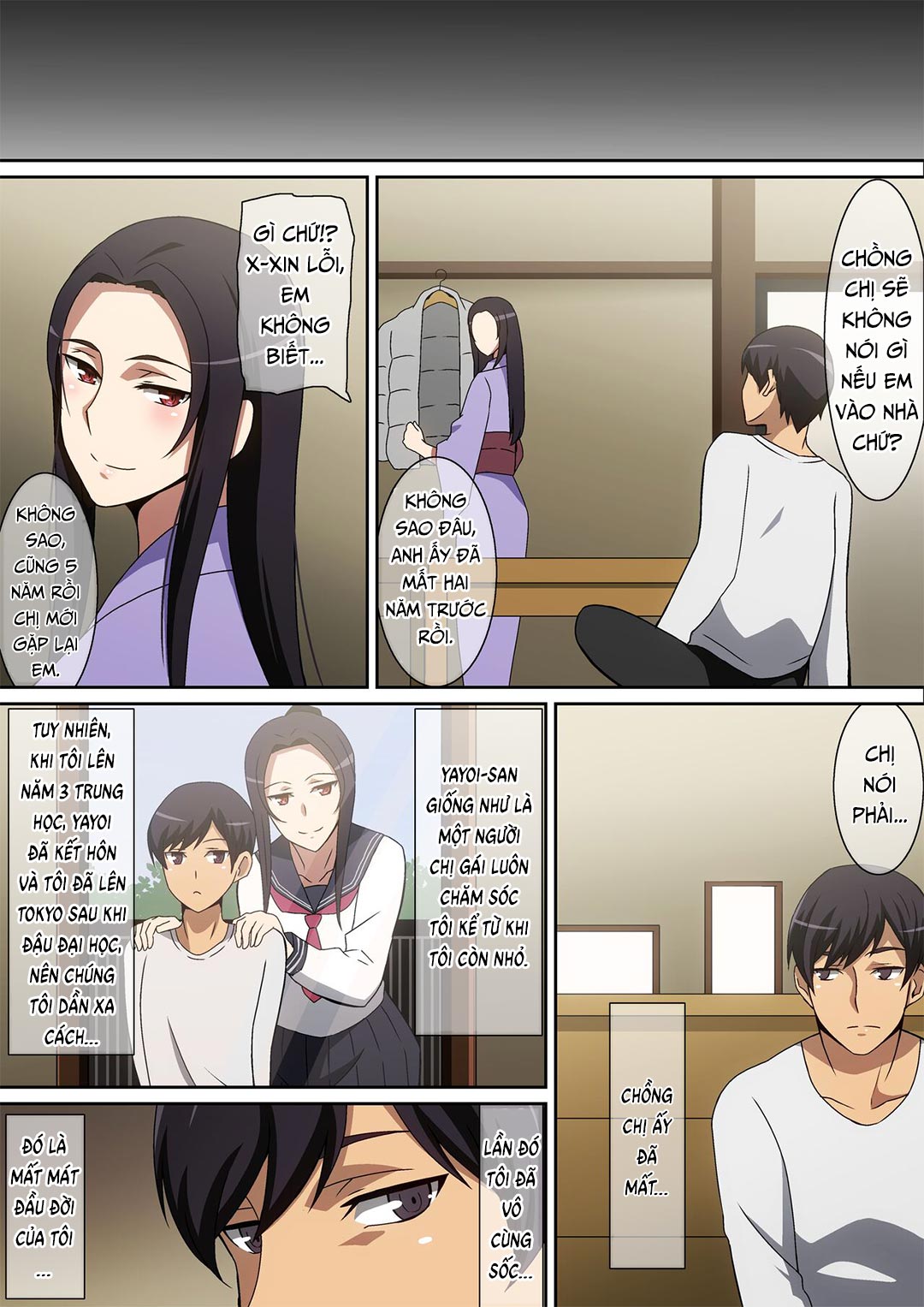 Đọc truyện hentai Lý do chồng chị ấy qua đời... - Oneshot