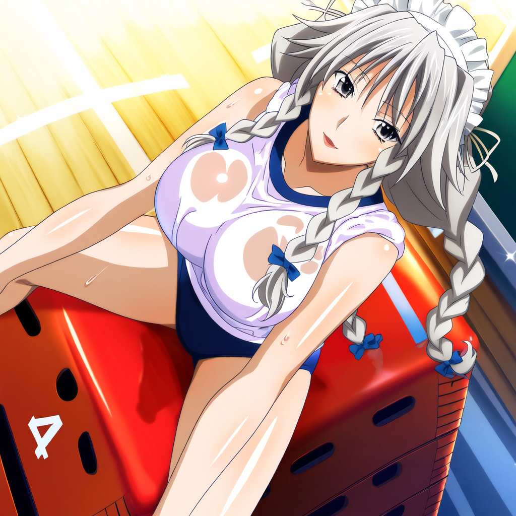 Đọc truyện hentai Tuyển tập Albums Art hentai - Chap 274 - Grayfia AI illustration gymnastics bloomers