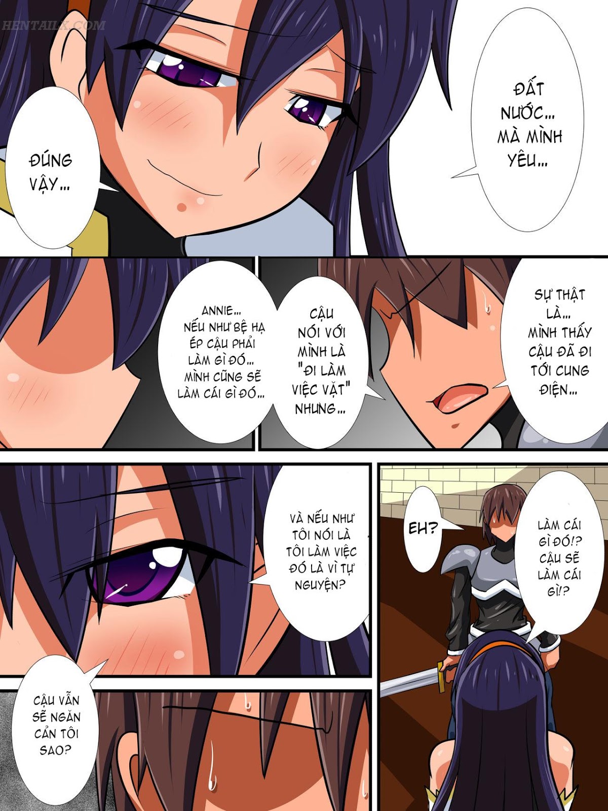 Đọc truyện hentai Osananajimi no Onna Kishi ga Oujo ni Naru Made Zenpen - Chap 2 - [END]