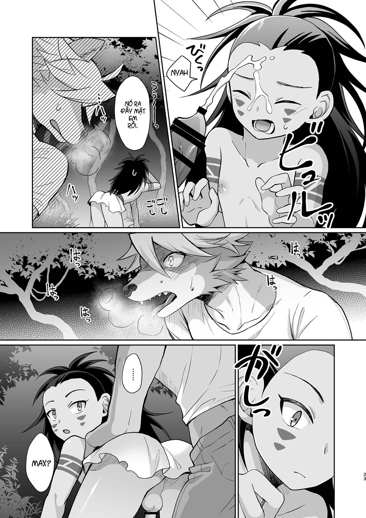 Đọc truyện hentai Sự ghép đôi giữa người và sói - Oneshot