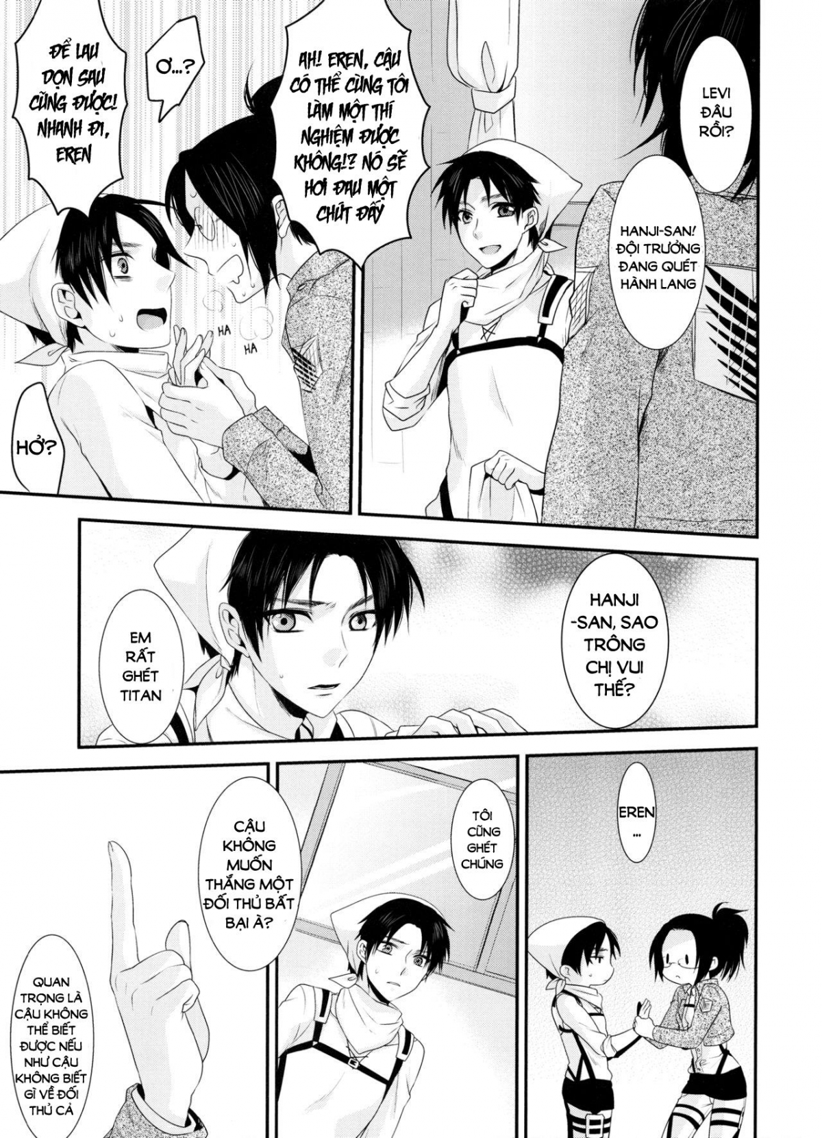 Đọc truyện hentai Kiss me once again (Shingeki no Kyojin) - Chap 3