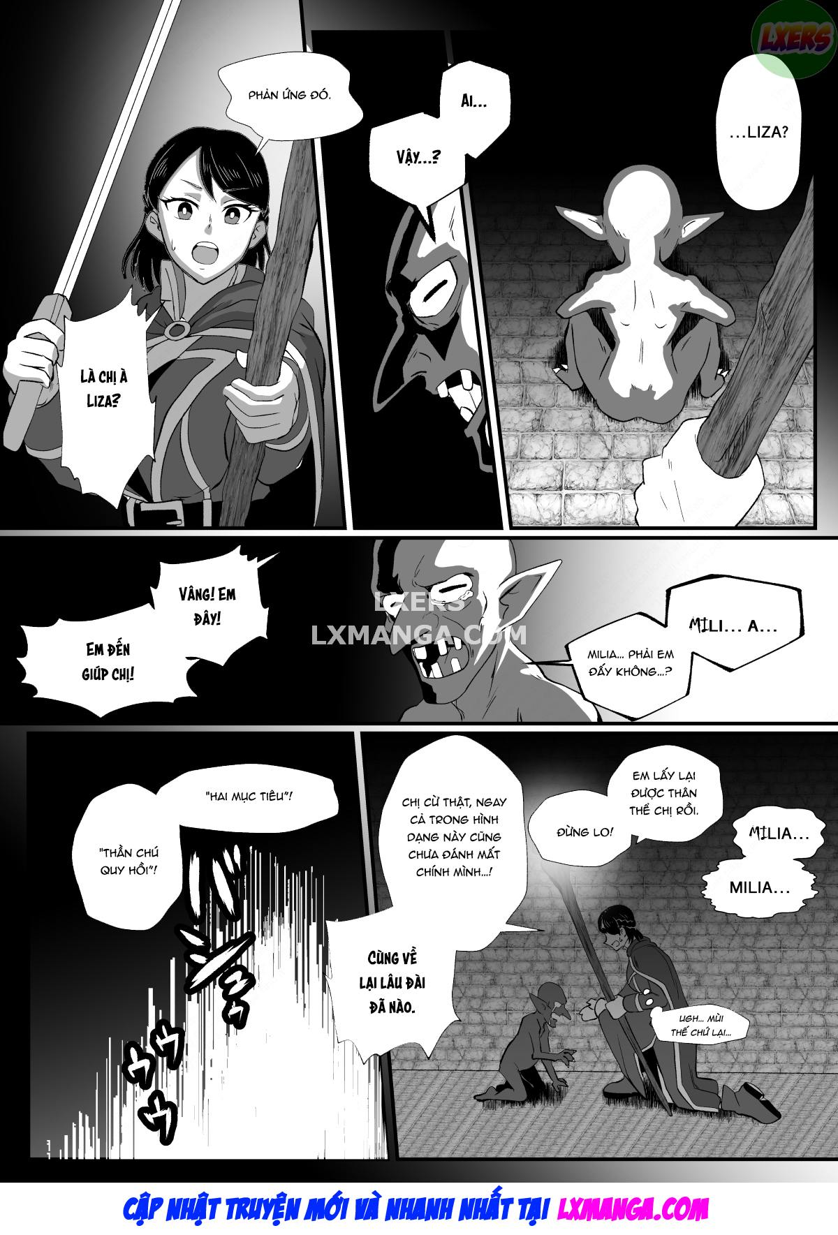 Đọc truyện hentai Irekawari no Wana ~Elf Majutsushi Liza no Kikan~ - Oneshot