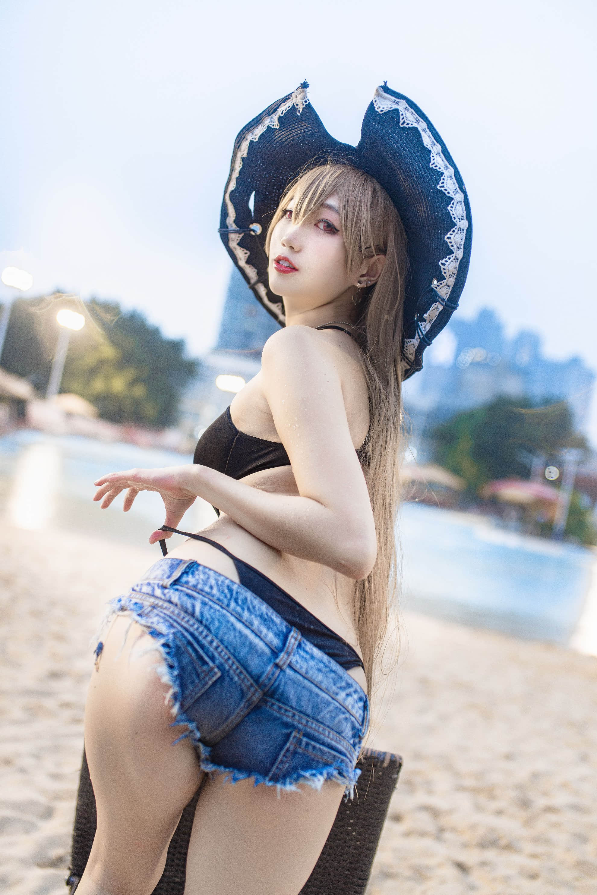 Đọc truyện hentai Tuyển tập Albums siêu phẩm Cosplay - Chap 857 - [Zhou Ji is a cute bunny] Jean Bart swimsuit (Azur Lane)