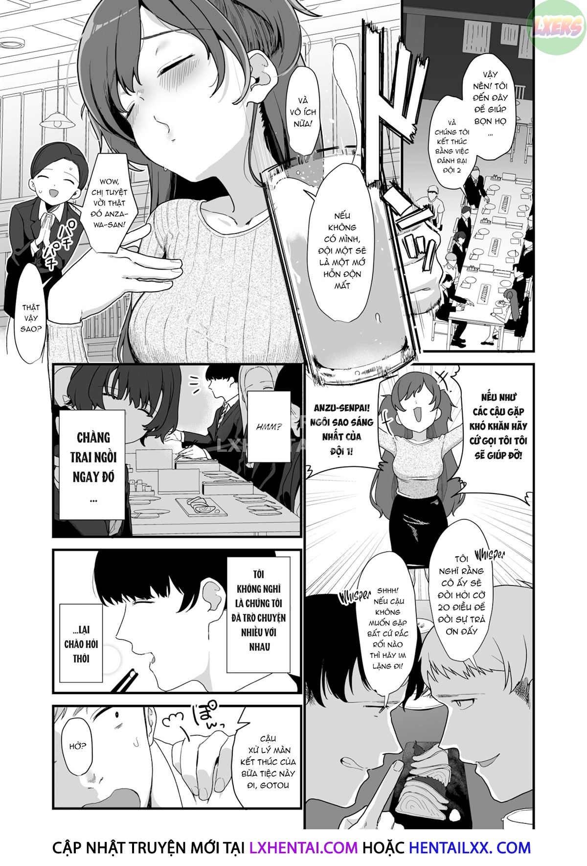 Đọc truyện hentai Bà sếp ngỗ ngược của tôi là một đứa chết nhát - Oneshot