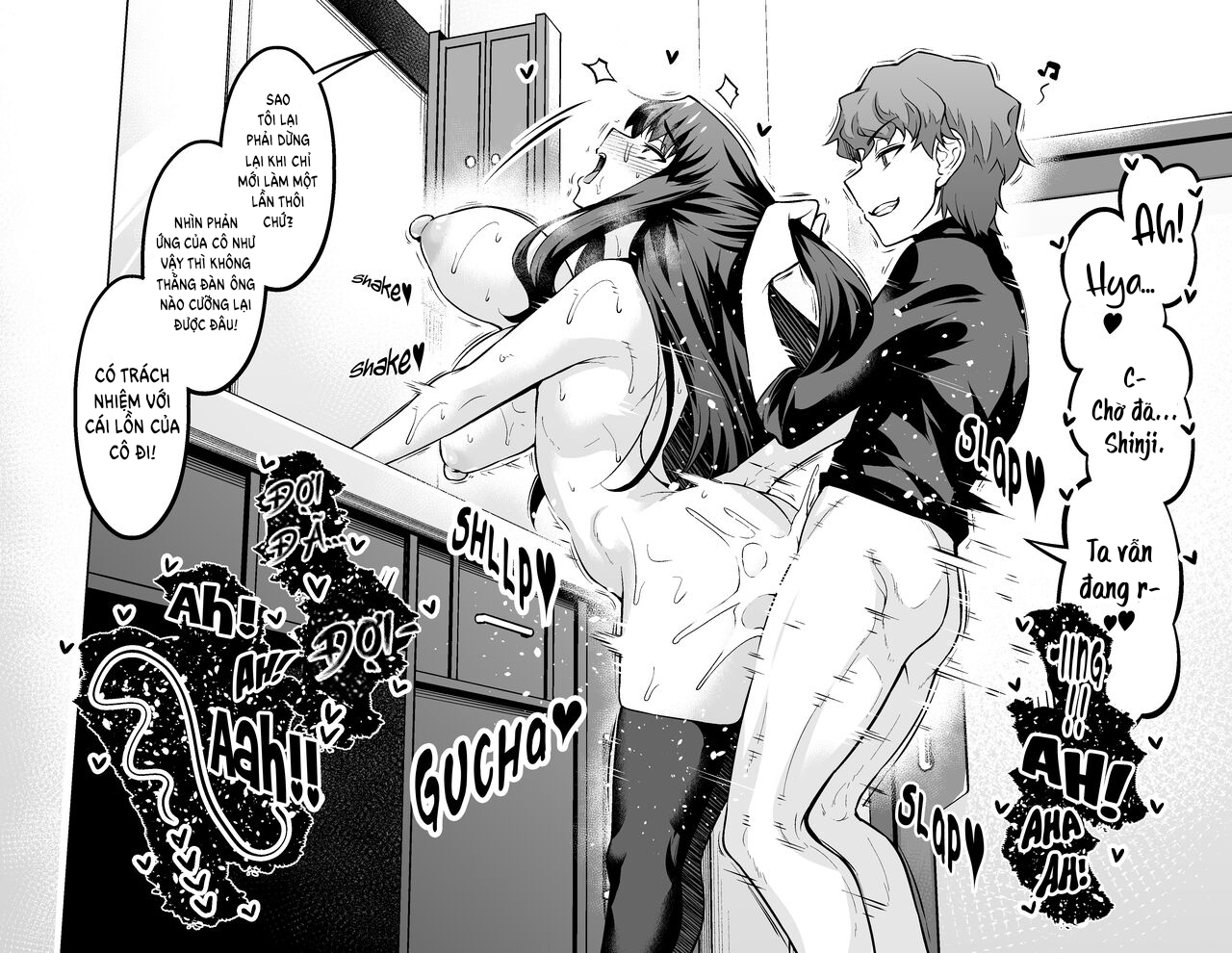 Đọc truyện hentai Rin Tohsaka ngoại tình với Shinji - Oneshot