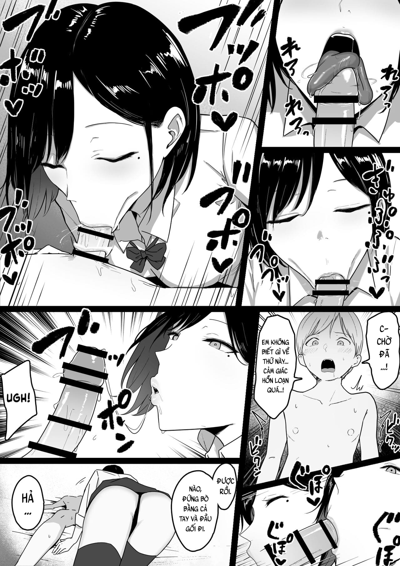 Đọc truyện hentai Vụng trộm chịch nhau với chị gái Gyaru đĩ điếm - Oneshot