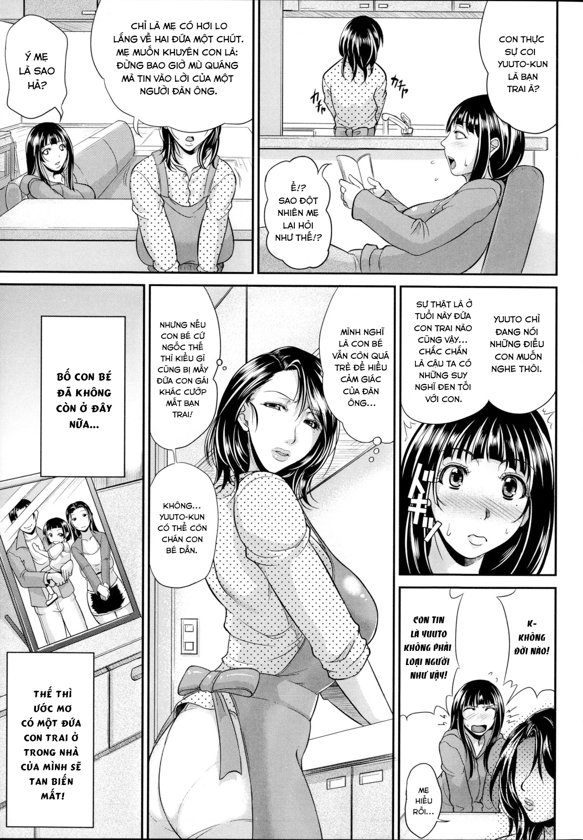 Đọc truyện hentai Kế hoạch giữ lại con rể. - Oneshot