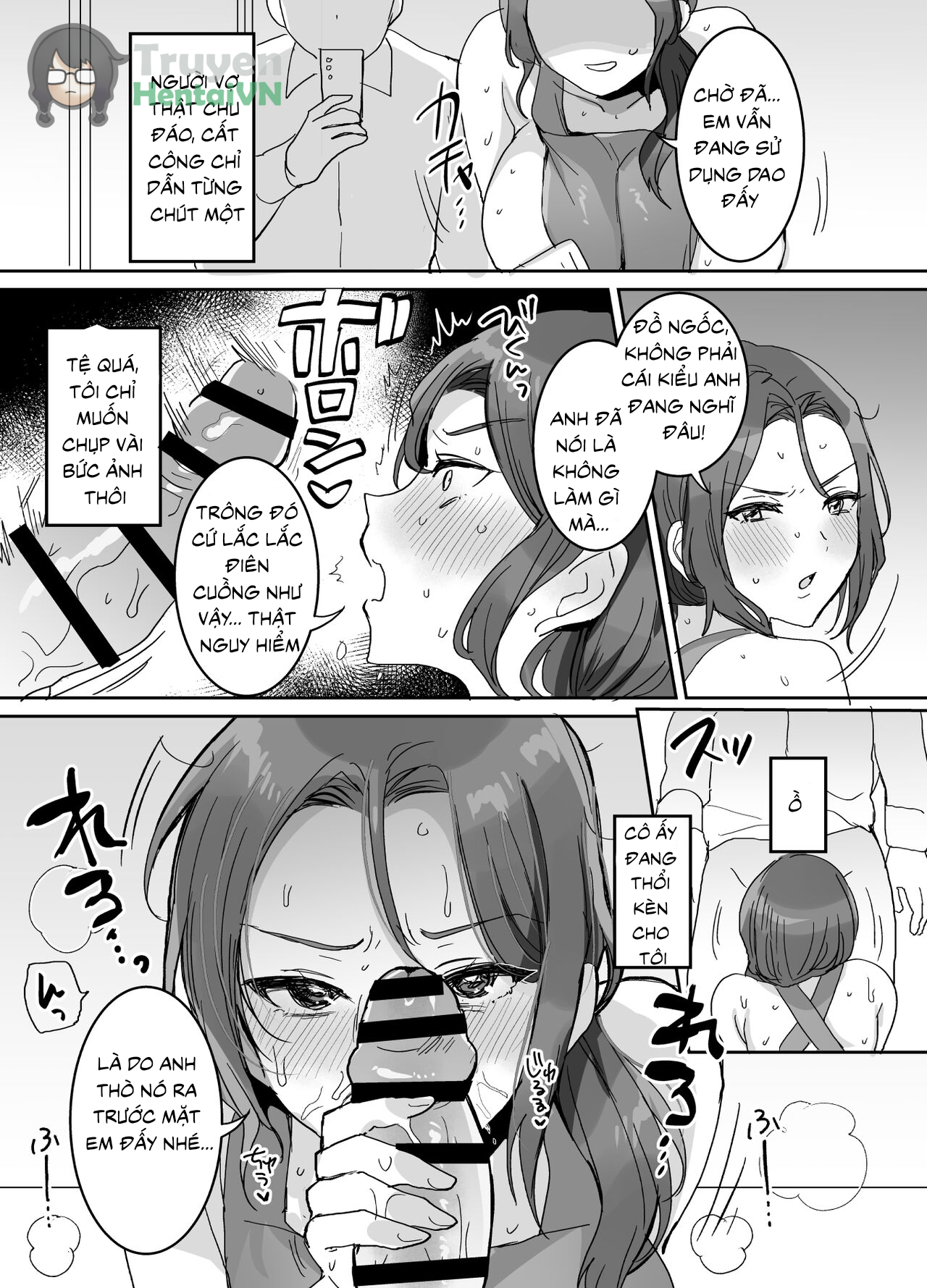 Đọc truyện hentai Okotteiru You ni Miete Nandemo Iu Koto Kiite Kureru Ore no Oku-san - Oneshot