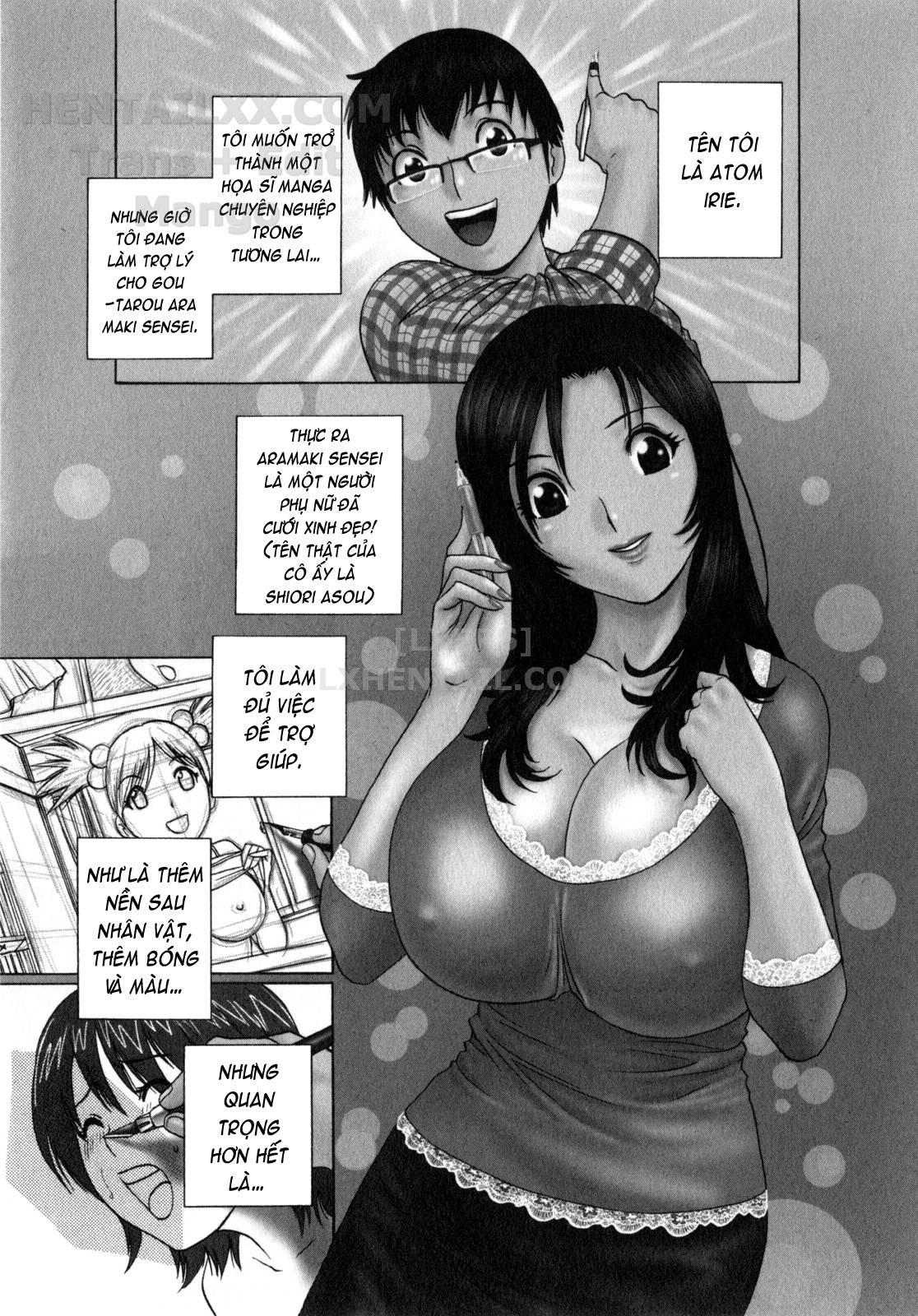 Đọc truyện hentai Life With Married Women Just Like A Manga - Chap 4