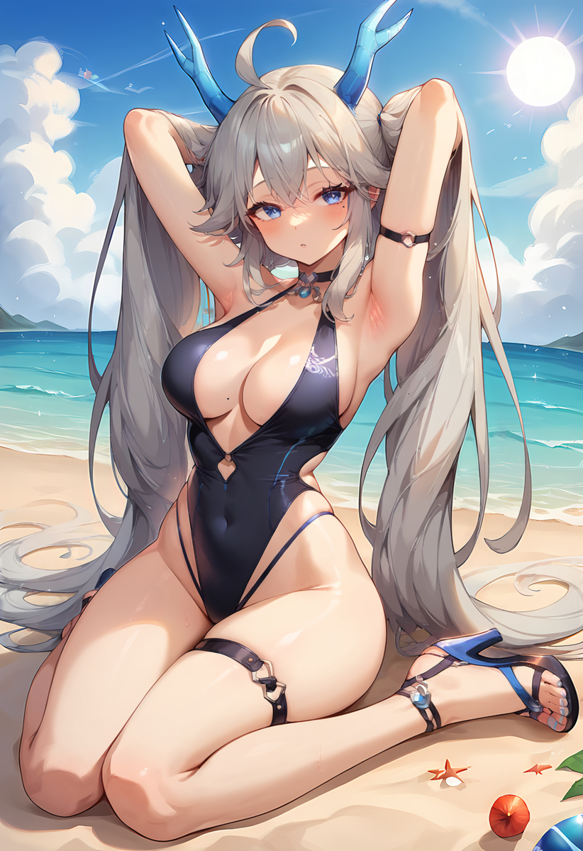 Đọc truyện hentai Tuyển tập Albums Art hentai - Chap 258 - Honglan (Eversoul) | Swimsuit