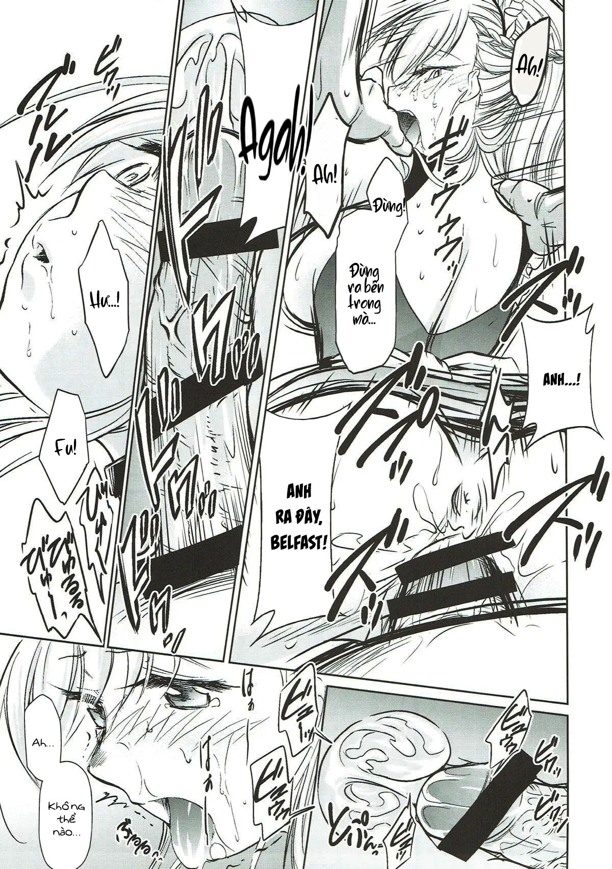 Đọc truyện hentai Công việc dọn dẹp vật liệu thượng cấp của Belfast - Oneshot nứng