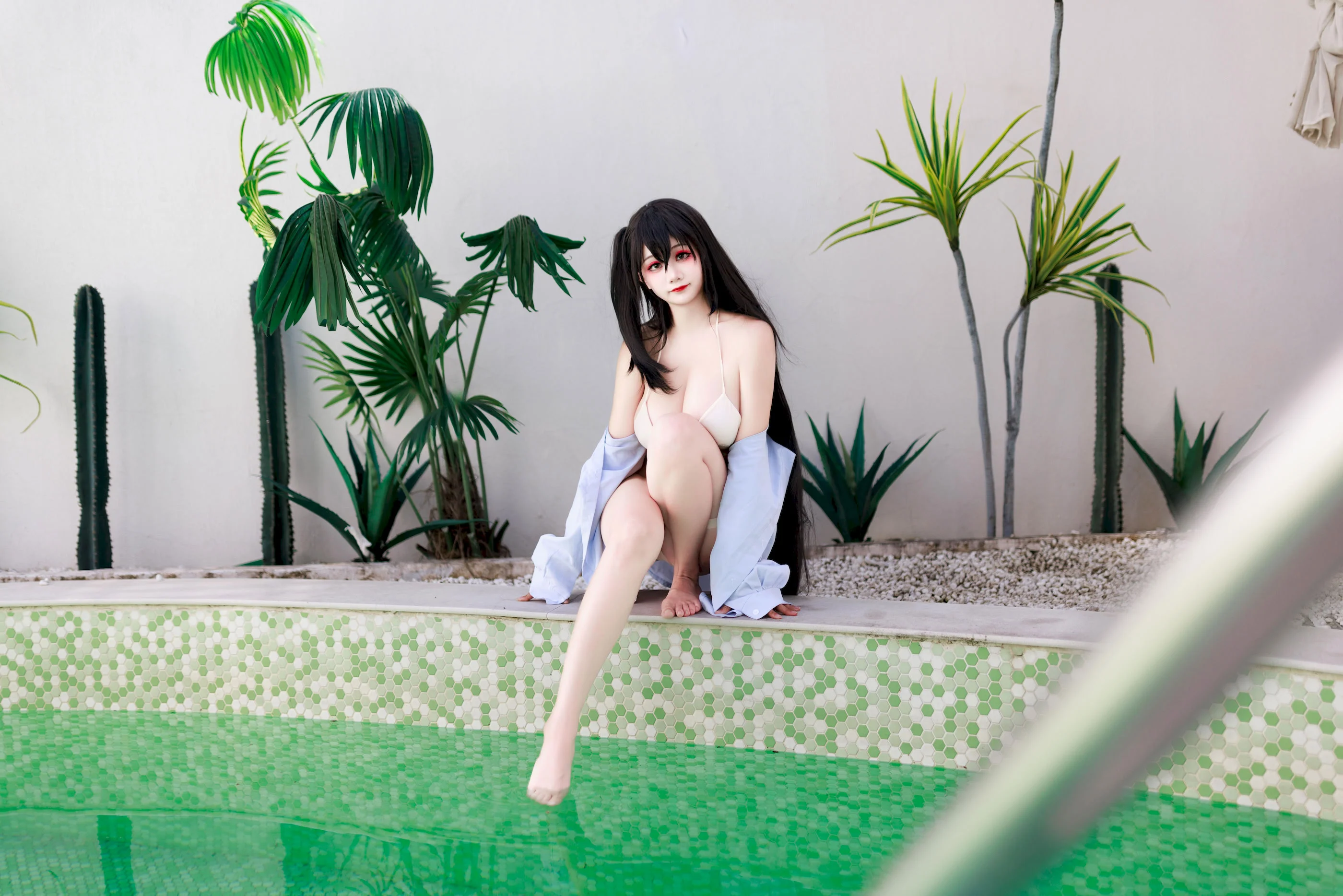 Đọc truyện hentai Tuyển tập Albums siêu phẩm Cosplay - Chap 1441 - Axue_yuki - Azur Lane Taihou Swimsuit