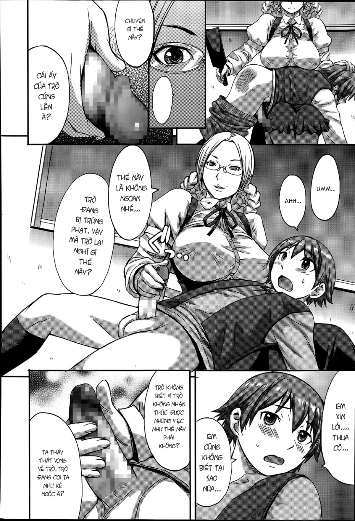 Đọc truyện hentai Tanoshii Shukuhaku Kenshuu - Oneshot