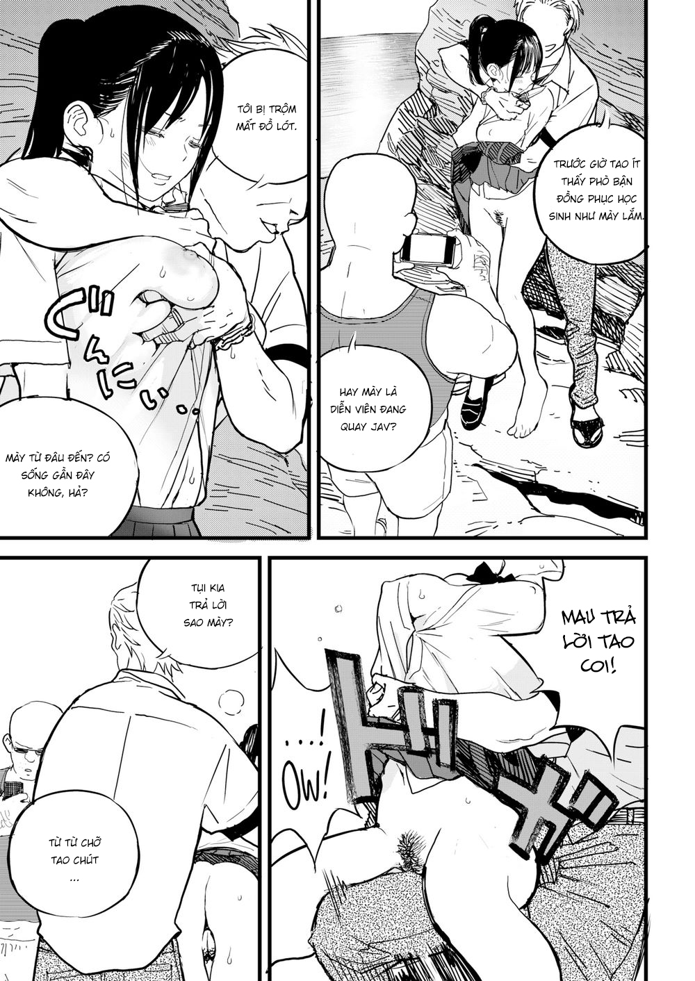 Đọc truyện hentai Lăn lộn bên bờ biển - Part 1