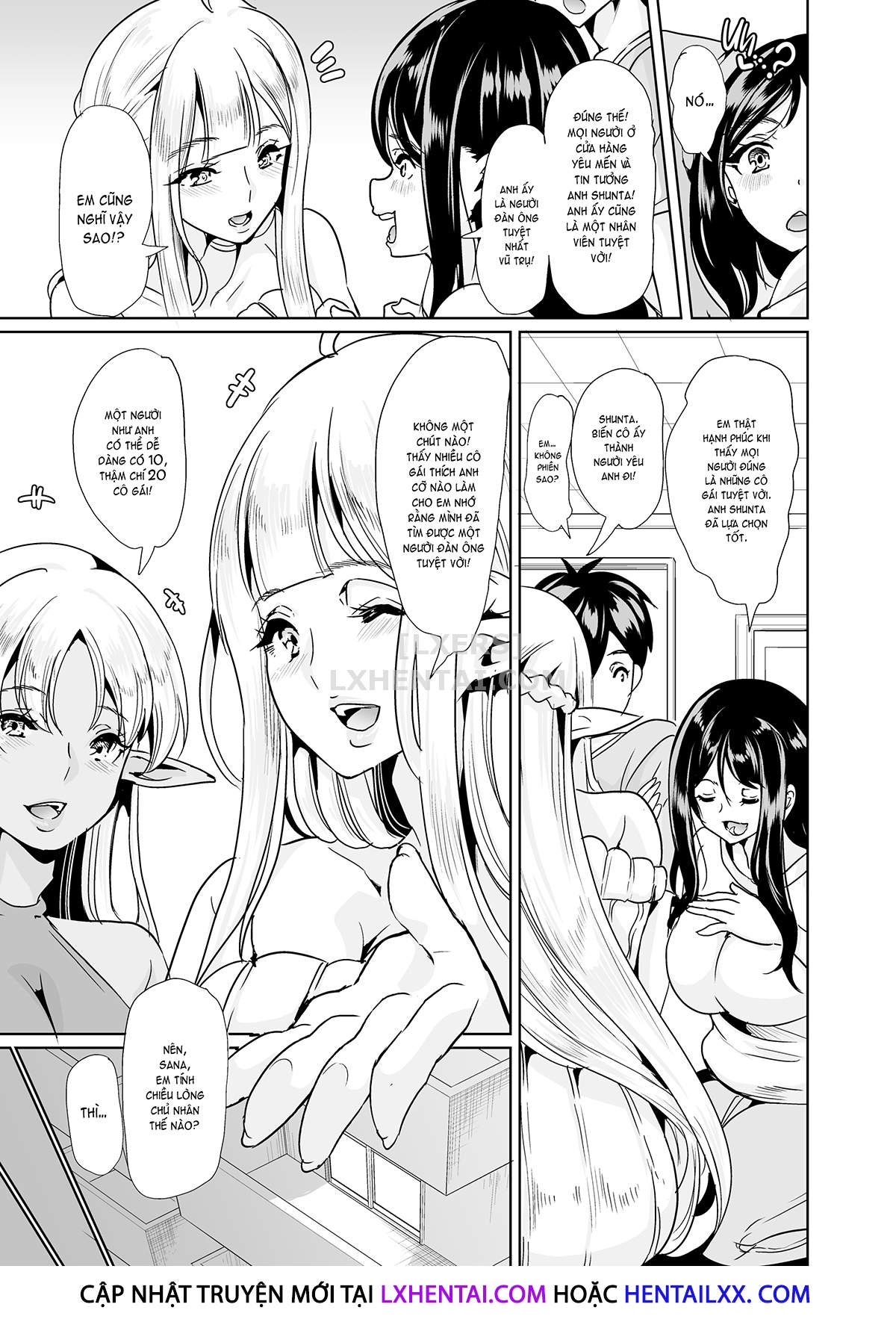 Đọc truyện hentai Slutty Elf Sisters Seeking a Husband - Chap 3 - Harem Quartet