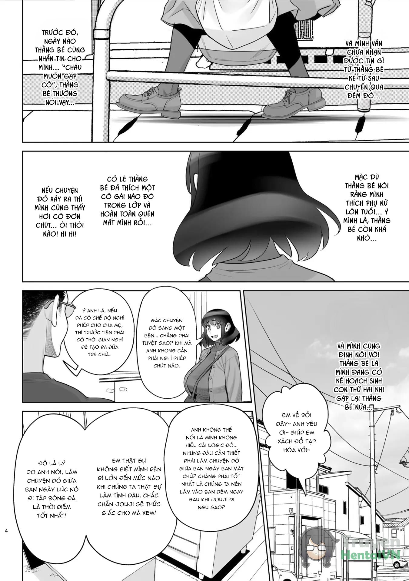 Đọc truyện hentai Bijin Tsuma Makimura Yukari Series 7 - Musuko no Doukyuusei to Otto Kounin Haramase - Oneshot
