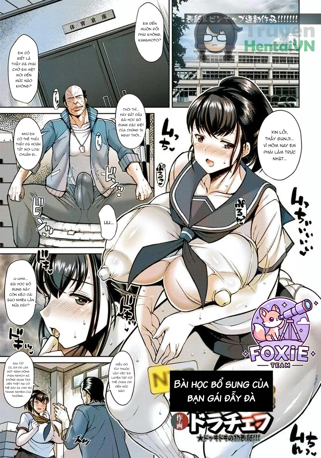 Đọc truyện hentai Muchimuchi Kanojo no NTR Hoshuu Jugyou - Oneshot