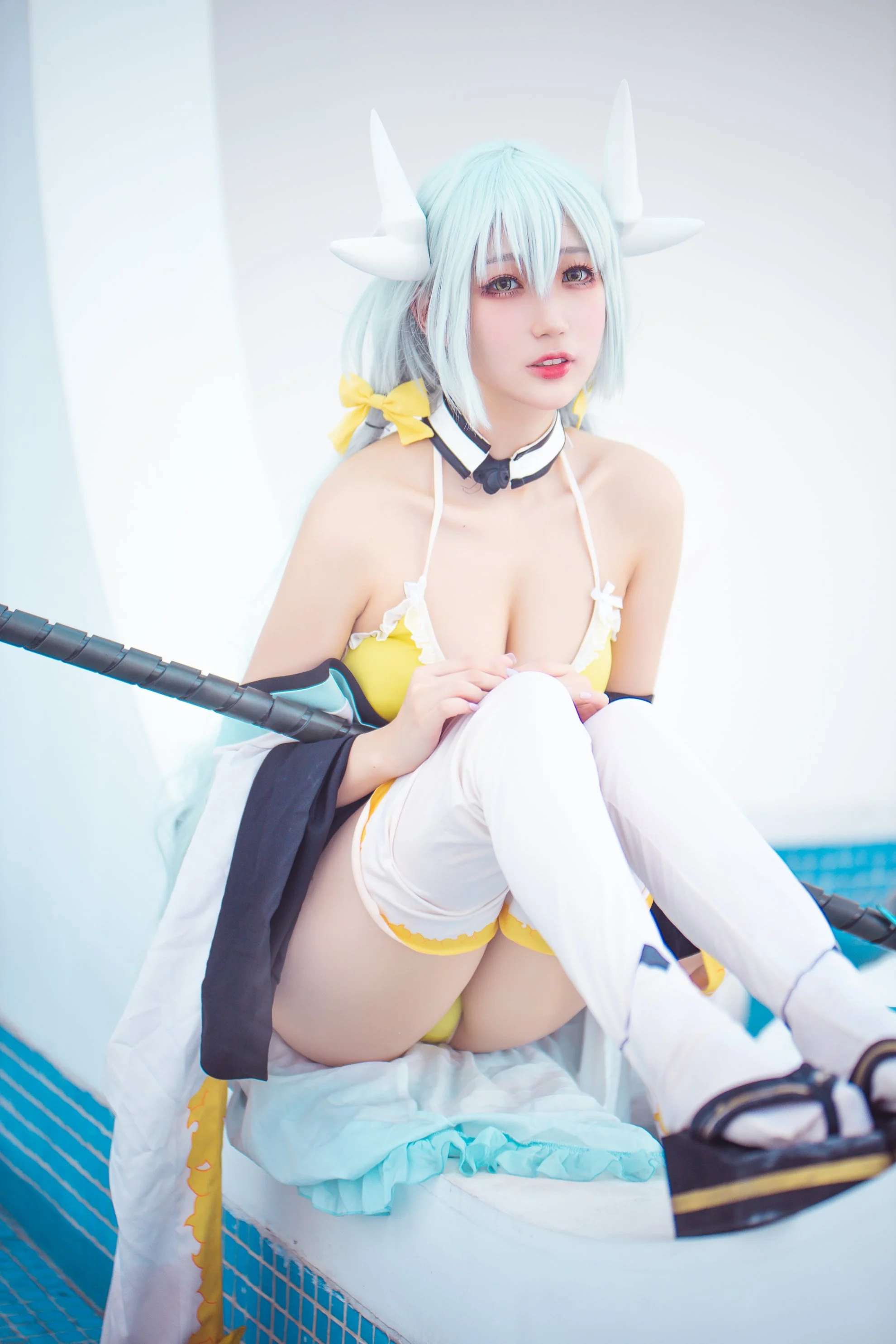 Đọc truyện hentai Tuyển tập Albums siêu phẩm Cosplay - Chap 888 - Zhou Ji is a cute rabbit NO.031 Qing Ji