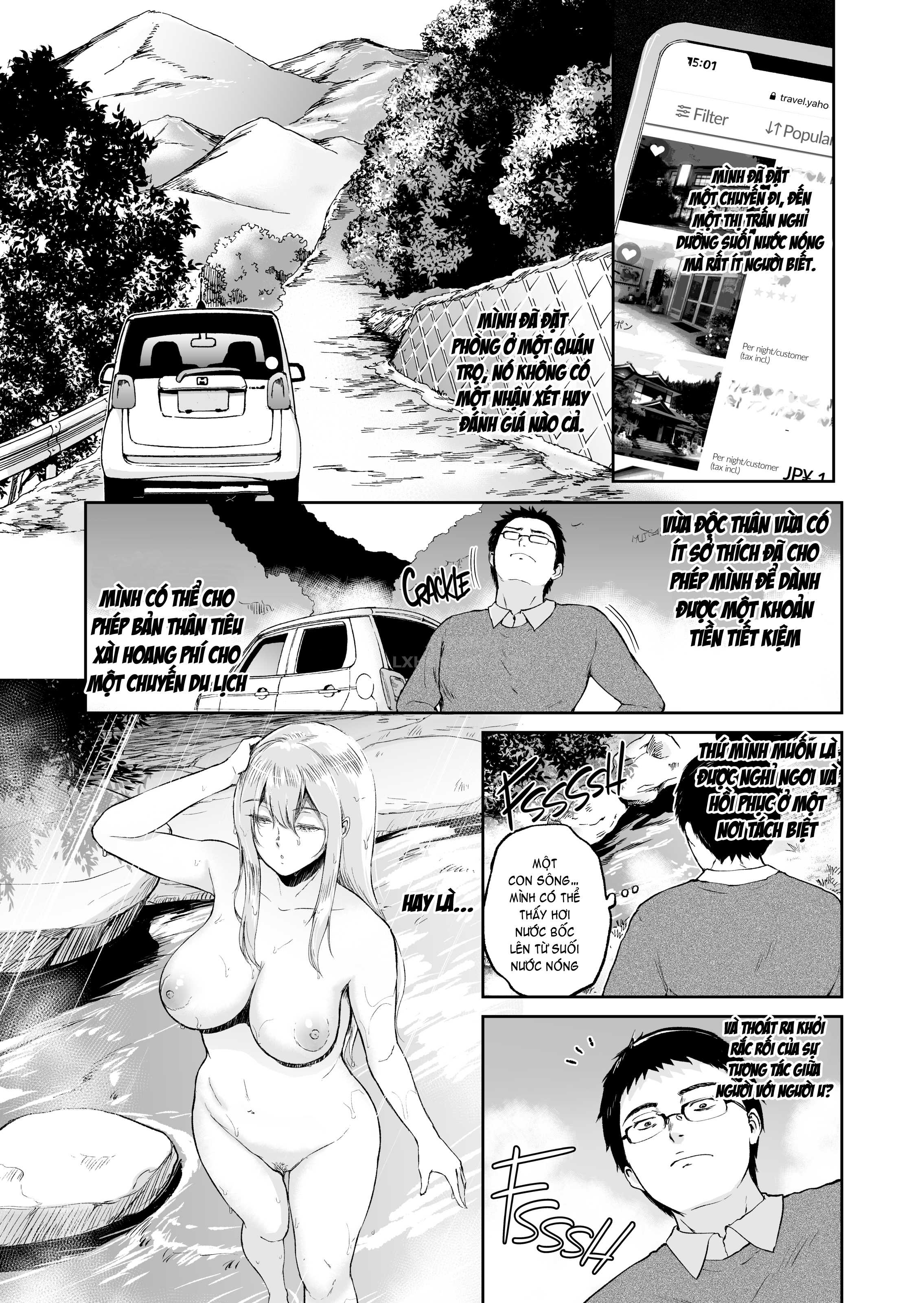 Đọc truyện hentai Hot Springs at a 0-Star Resort - Oneshot