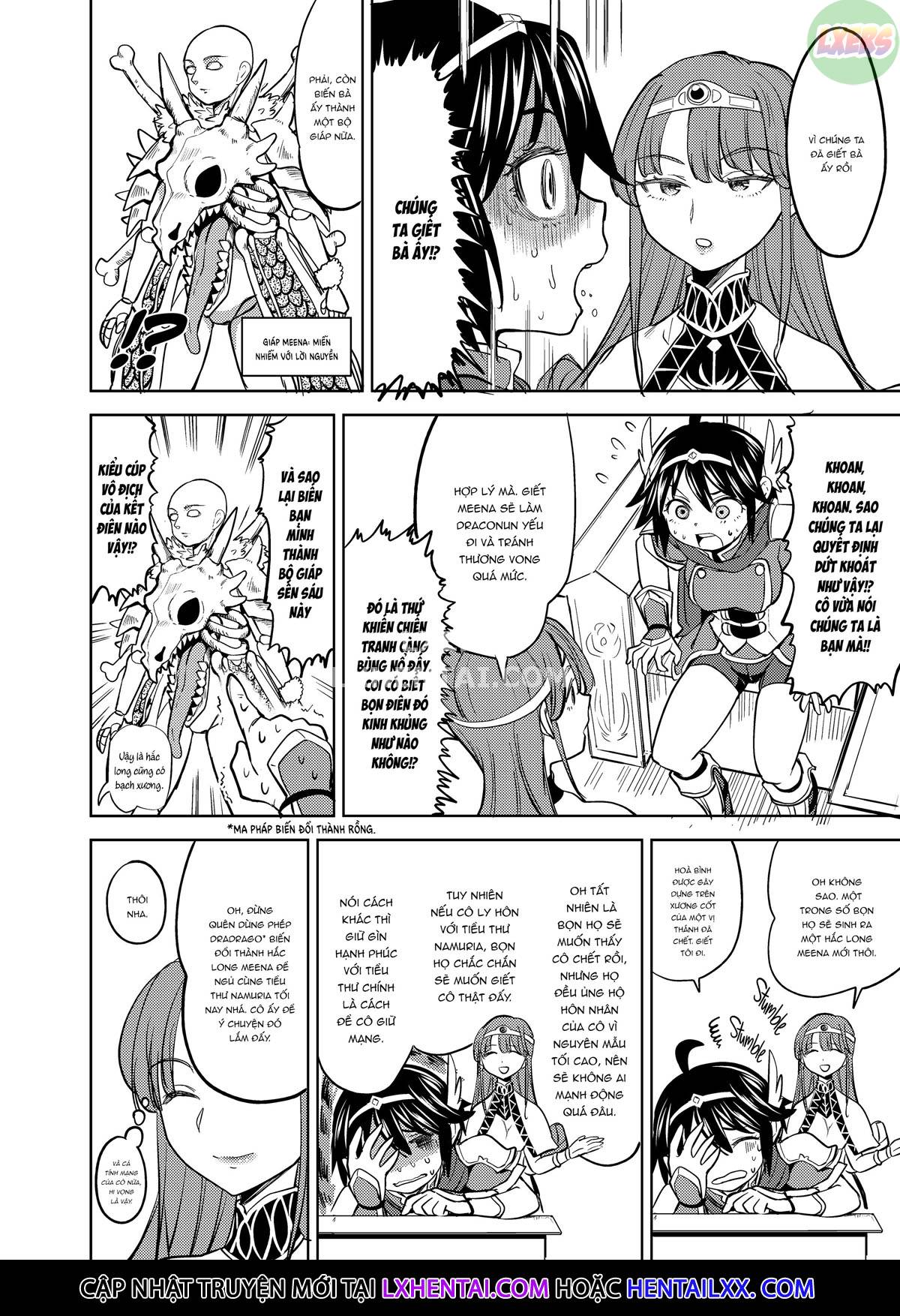 Đọc truyện hentai Tái sinh thành một nữ anh hùng có 5 người vợ quỷ - Chap 2