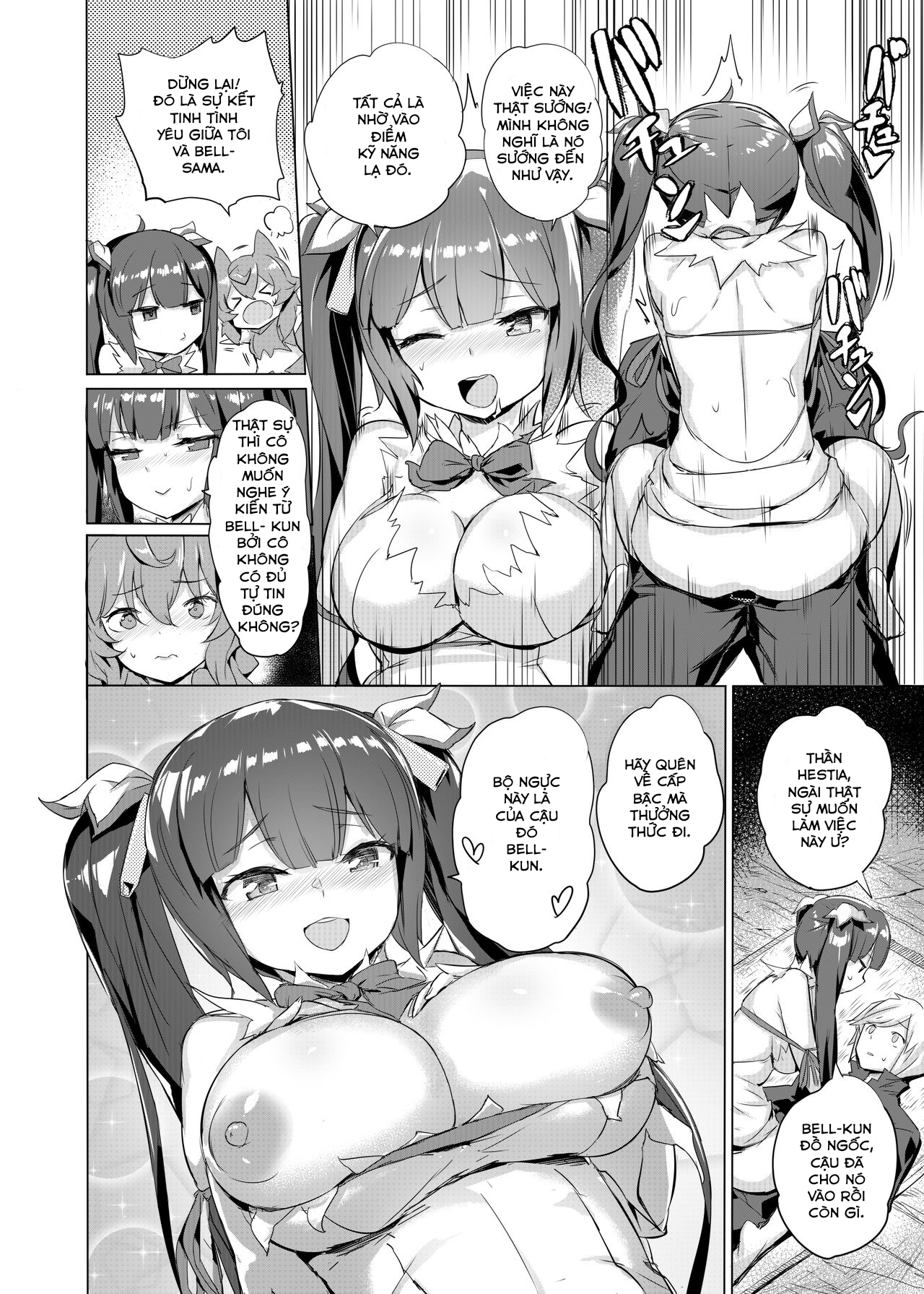 Đọc truyện hentai Dungeon no Ana Sono (Dungeon ni Deai o Motomeru no wa Machigatteiru Darou ka) - Oneshot