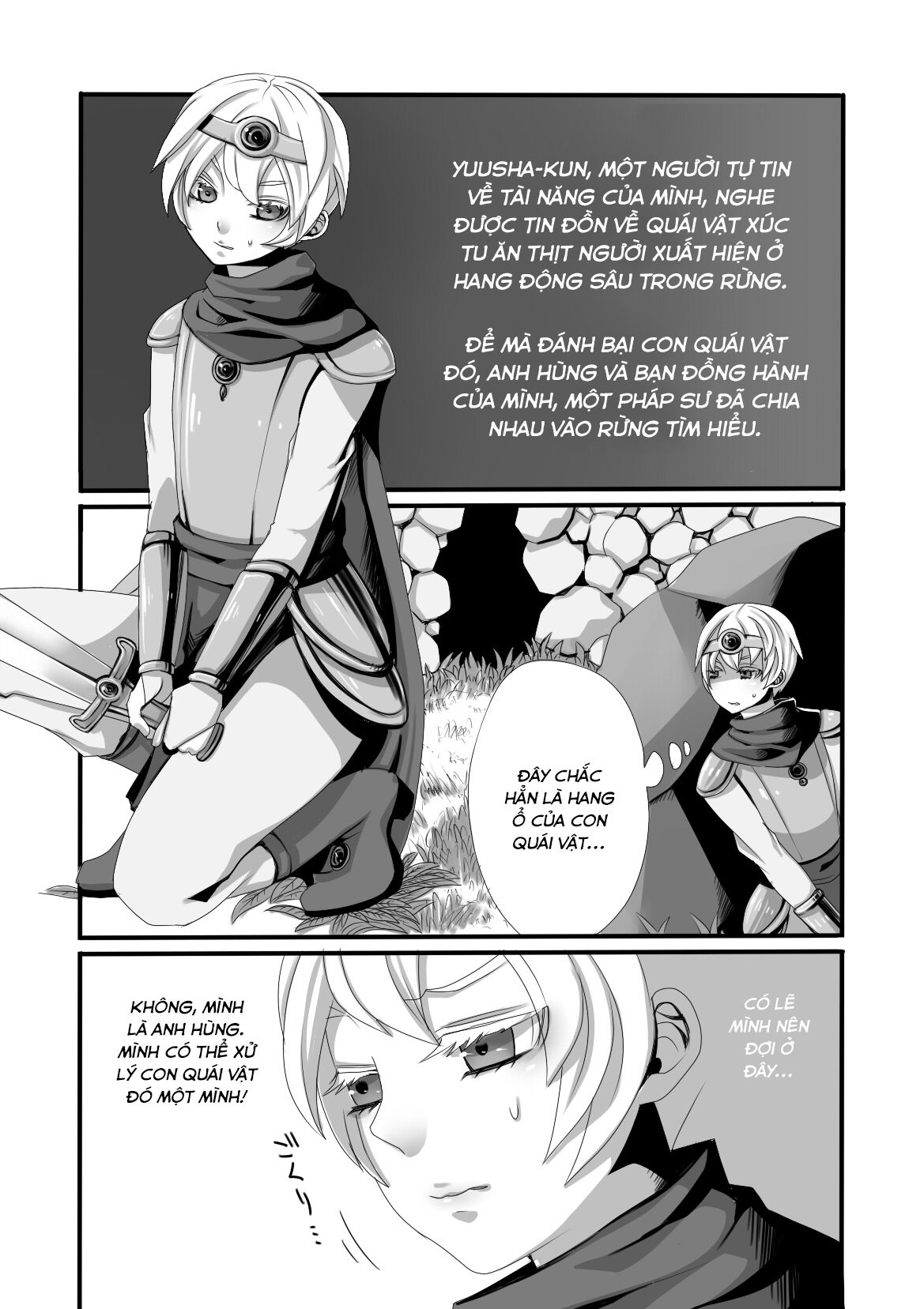 Đọc truyện hentai Quái vật, anh hùng và pháp sư - Oneshot