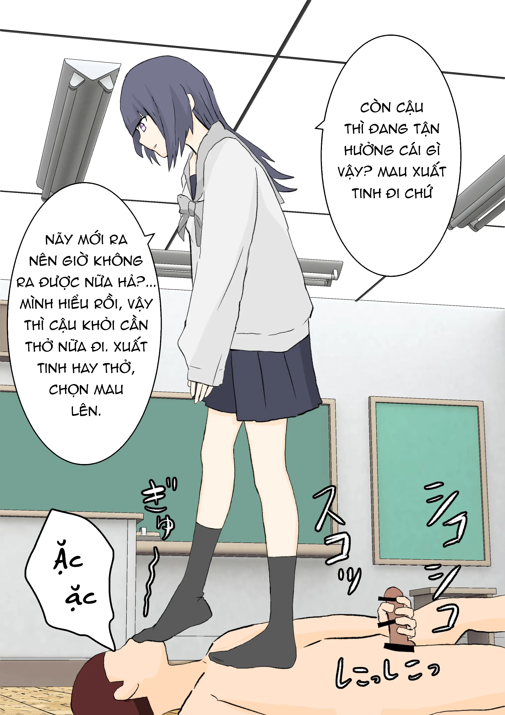 Đọc truyện hentai Hình phạt tra tấn chân của cán bộ kỷ luật - Oneshot