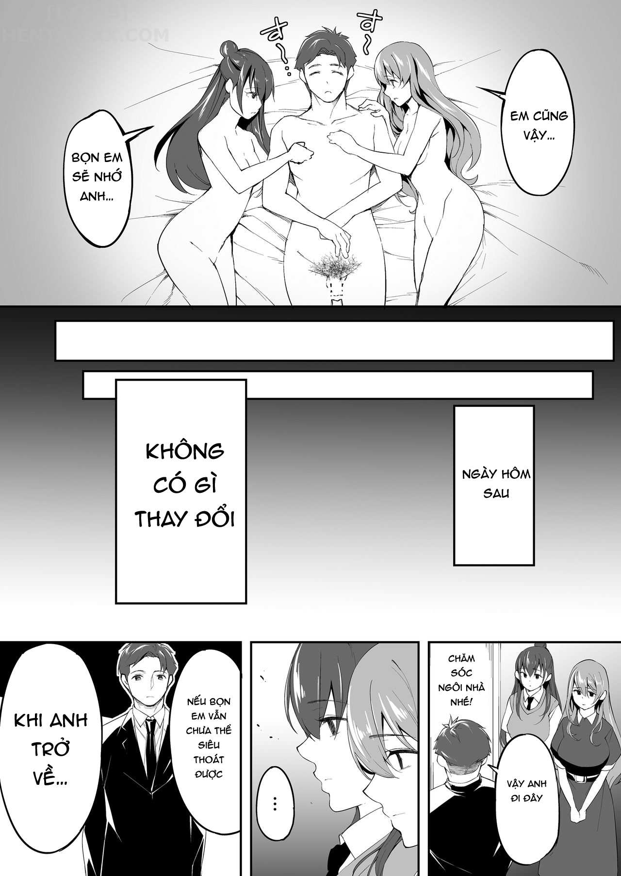 Đọc truyện hentai Chỉ anh chạm được vào chúng em - Chap 2 - [END]