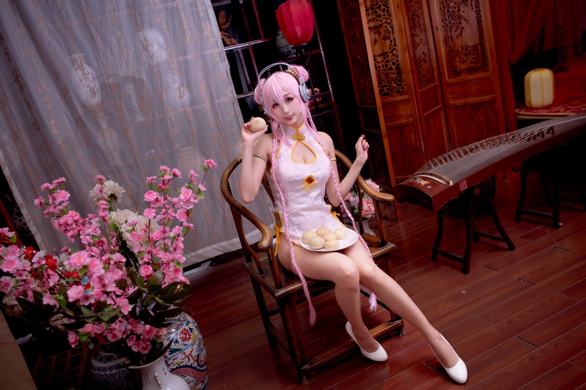 Đọc truyện hentai Tuyển tập Albums siêu phẩm Cosplay - Chap 885 - Zhou Ji is a cute rabbit NO.030 Cheongsam Sony