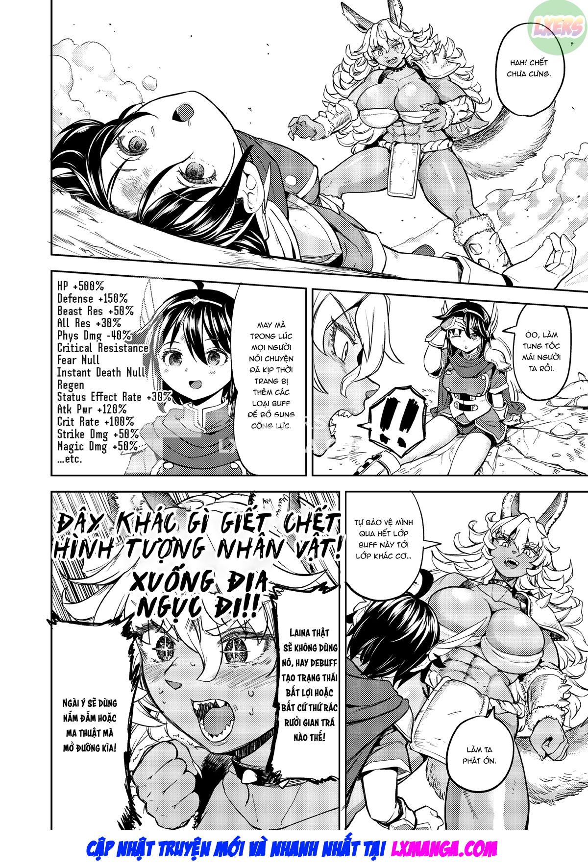 Đọc truyện hentai Tái sinh thành một nữ anh hùng có 5 người vợ quỷ - Chap 6