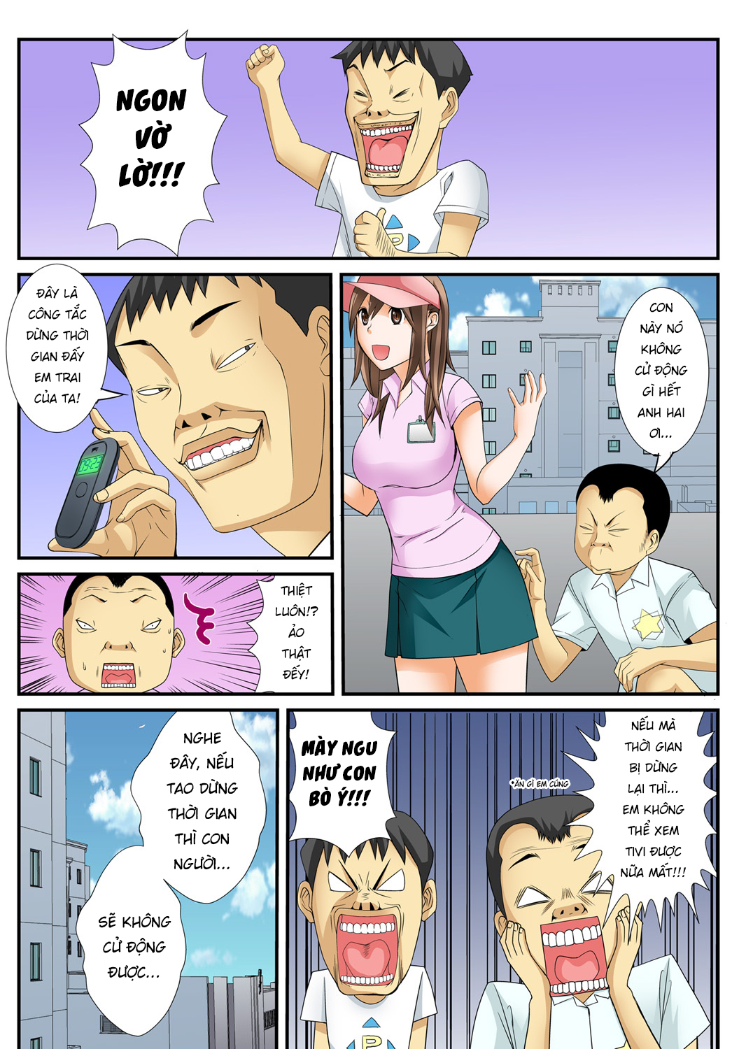 Đọc truyện hentai Ngưng đọng thời gian và đi chịch dạo!!! - Chap 1