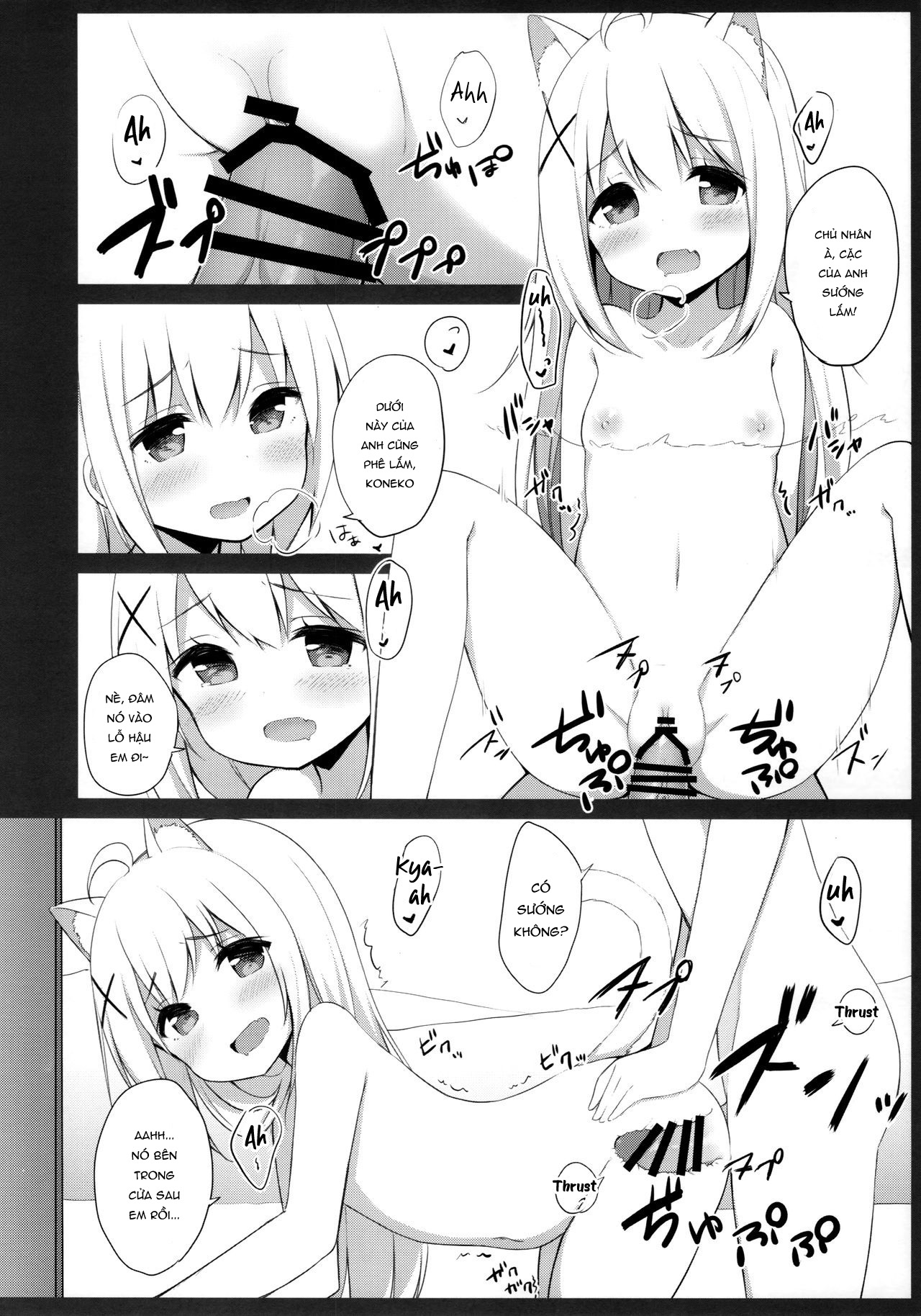 Đọc truyện hentai Kỳ nghỉ đông hư hỏng của chủ nhân và Koneko - Oneshot