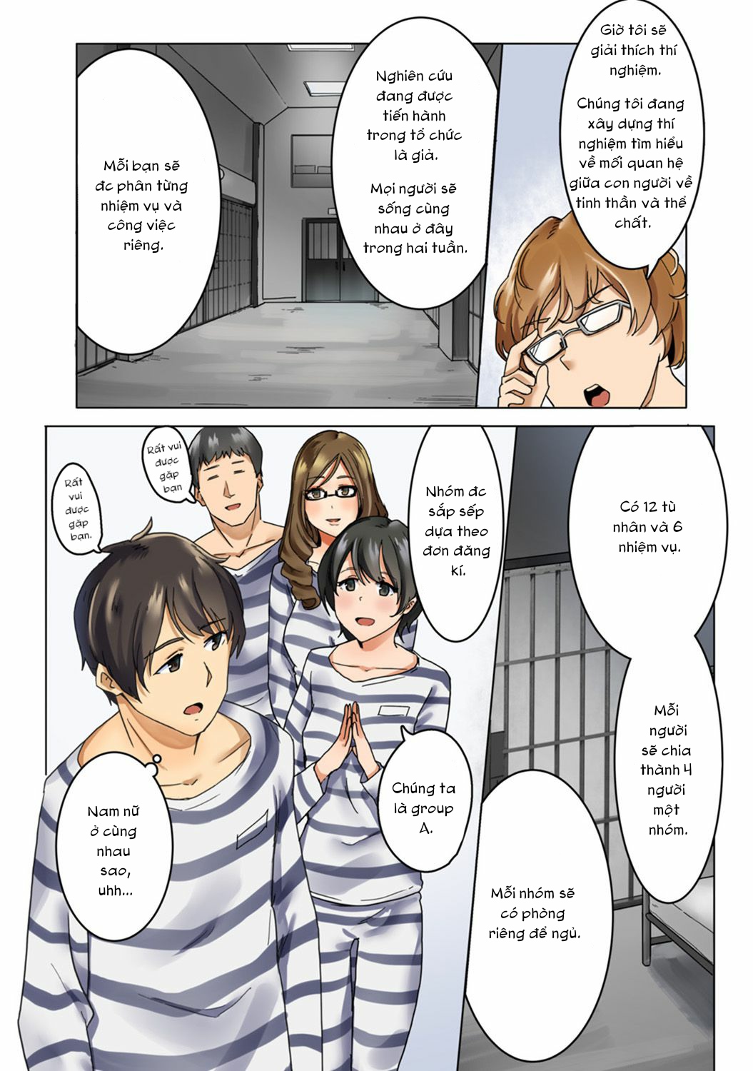 Đọc truyện hentai Kangoku Zemi Kanshu ni Zettai Fukujuu o Shiirarete - Chap 1