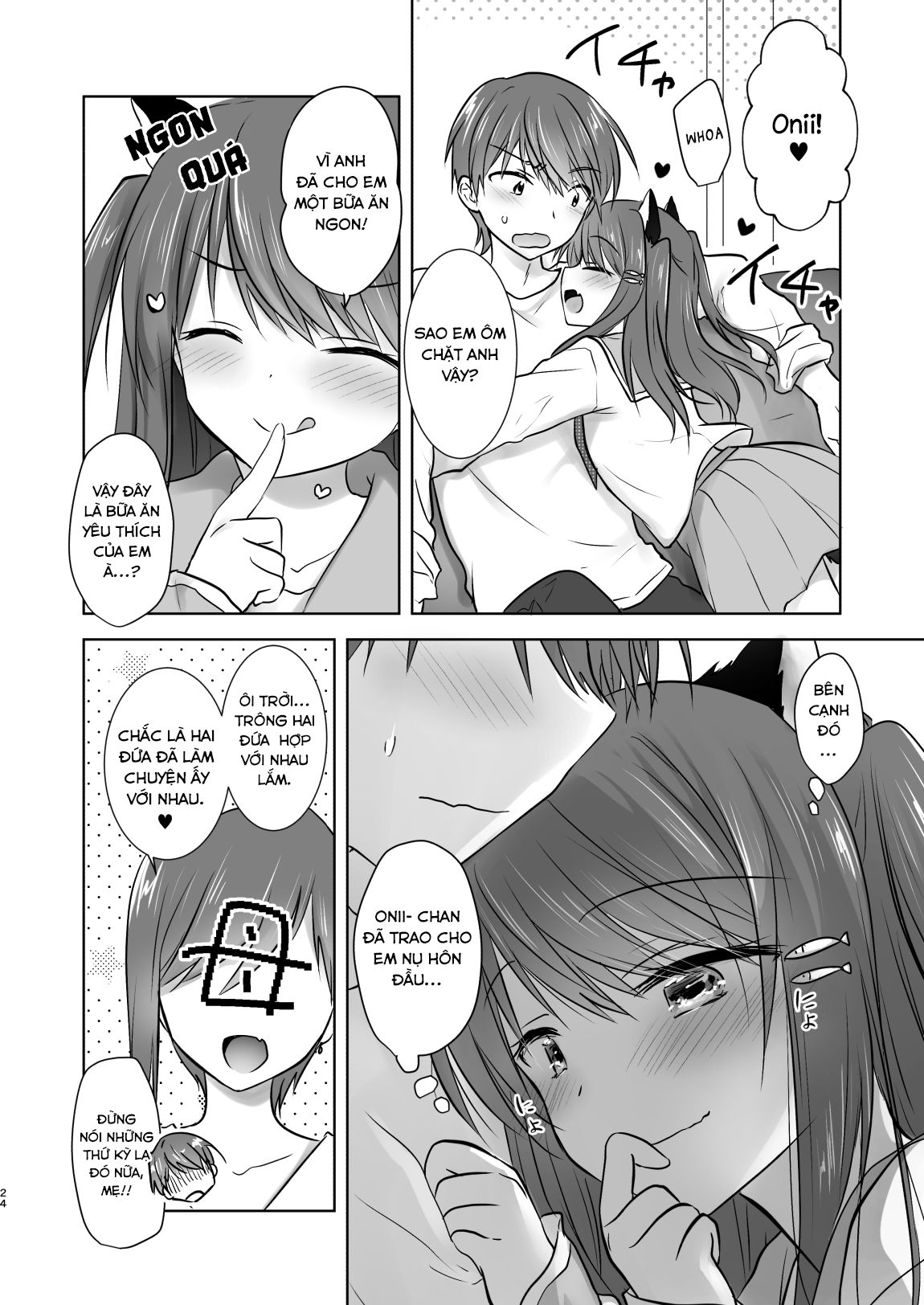 Đọc truyện hentai Cô em gái tôi đã biến thành Succubus với sự chấp thuận của gia đình tôi đã làm tình với em ấy - Oneshot