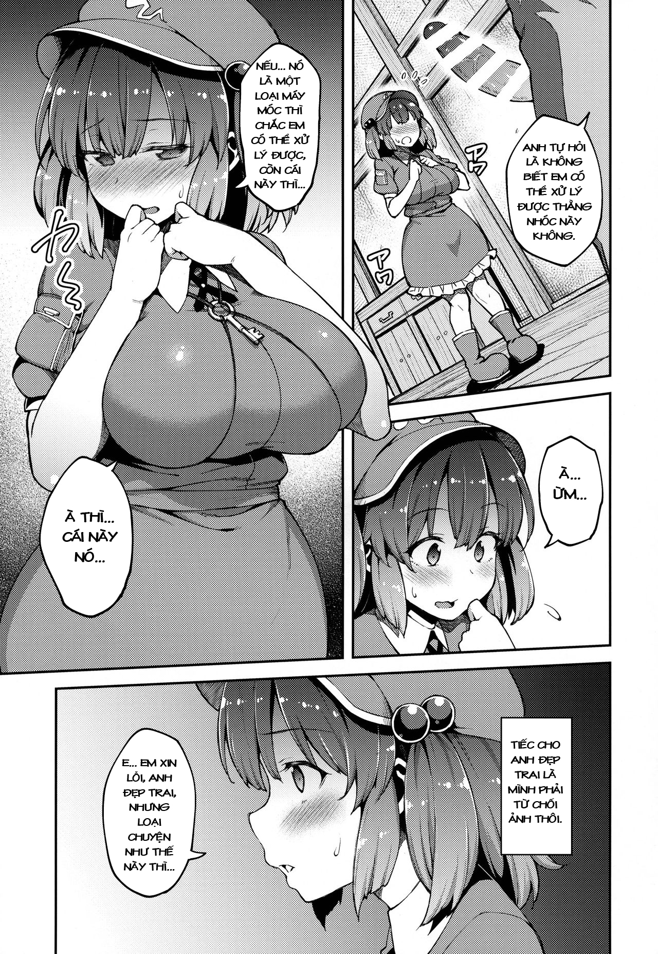 Đọc truyện hentai Yoroshiku Nitori-chan (Touhou Project) - Bé cute ngây thơ quá~