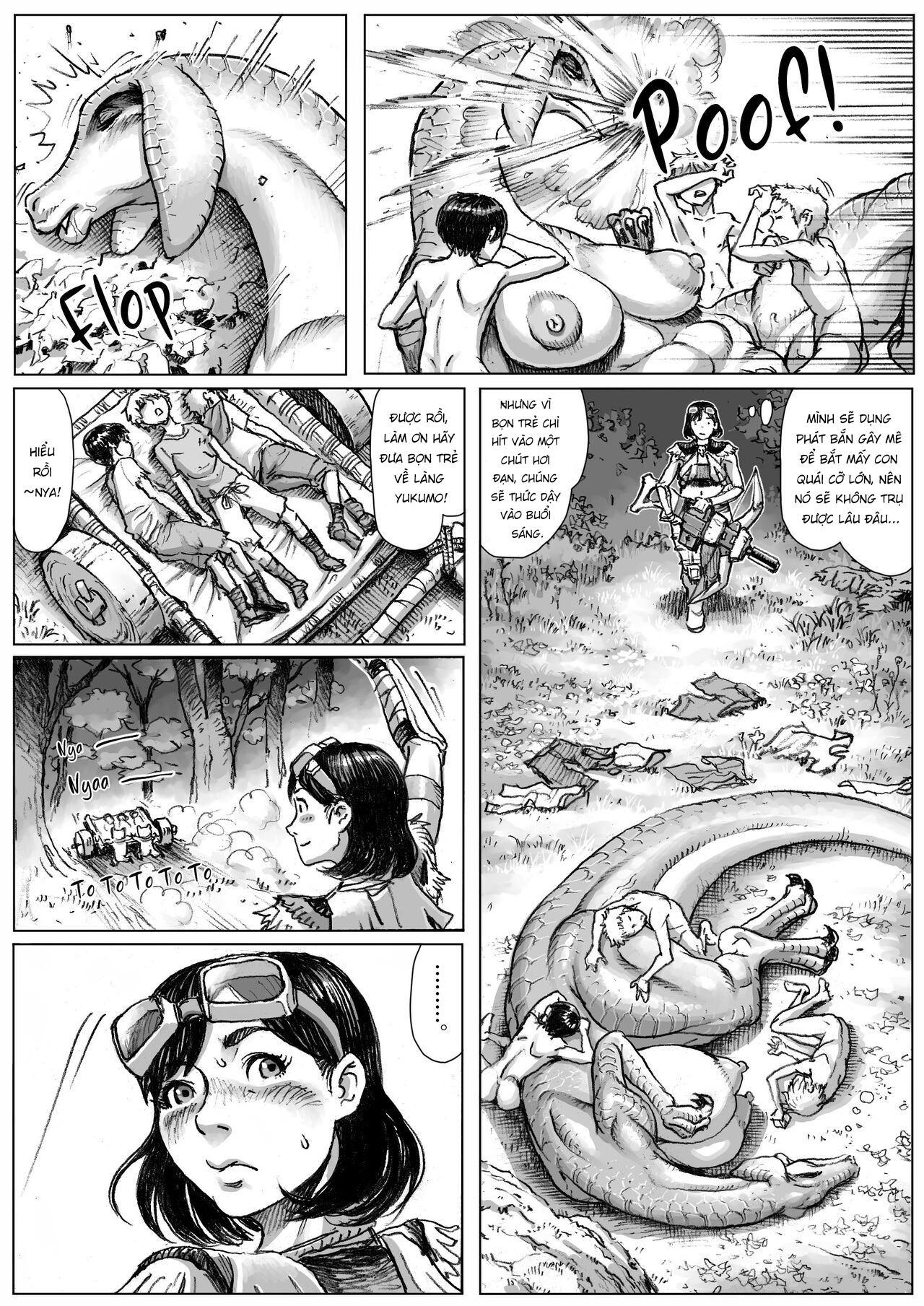 Đọc truyện hentai MonHun! ~Gluttonous Hunter's OO Report~ - Oneshot