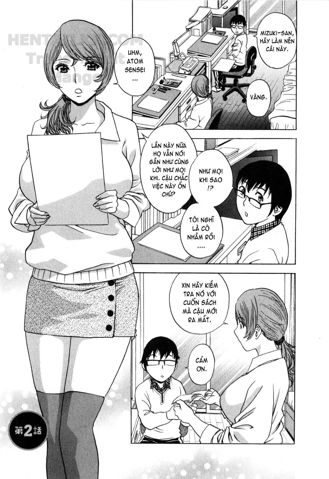 Đọc truyện hentai Life With Married Women Just Like A Manga - Chap 21