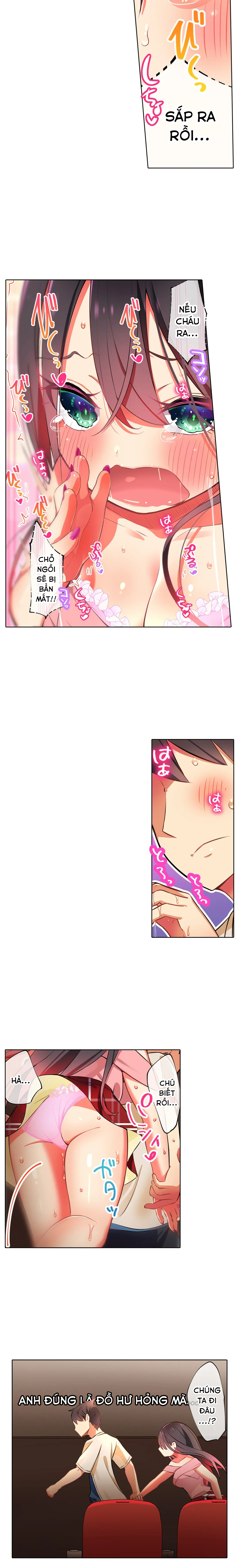 Đọc truyện hentai Chơi cháu gái tại bữa tiệc đồ ngủ! - Chap 23: Đi xem phimmm