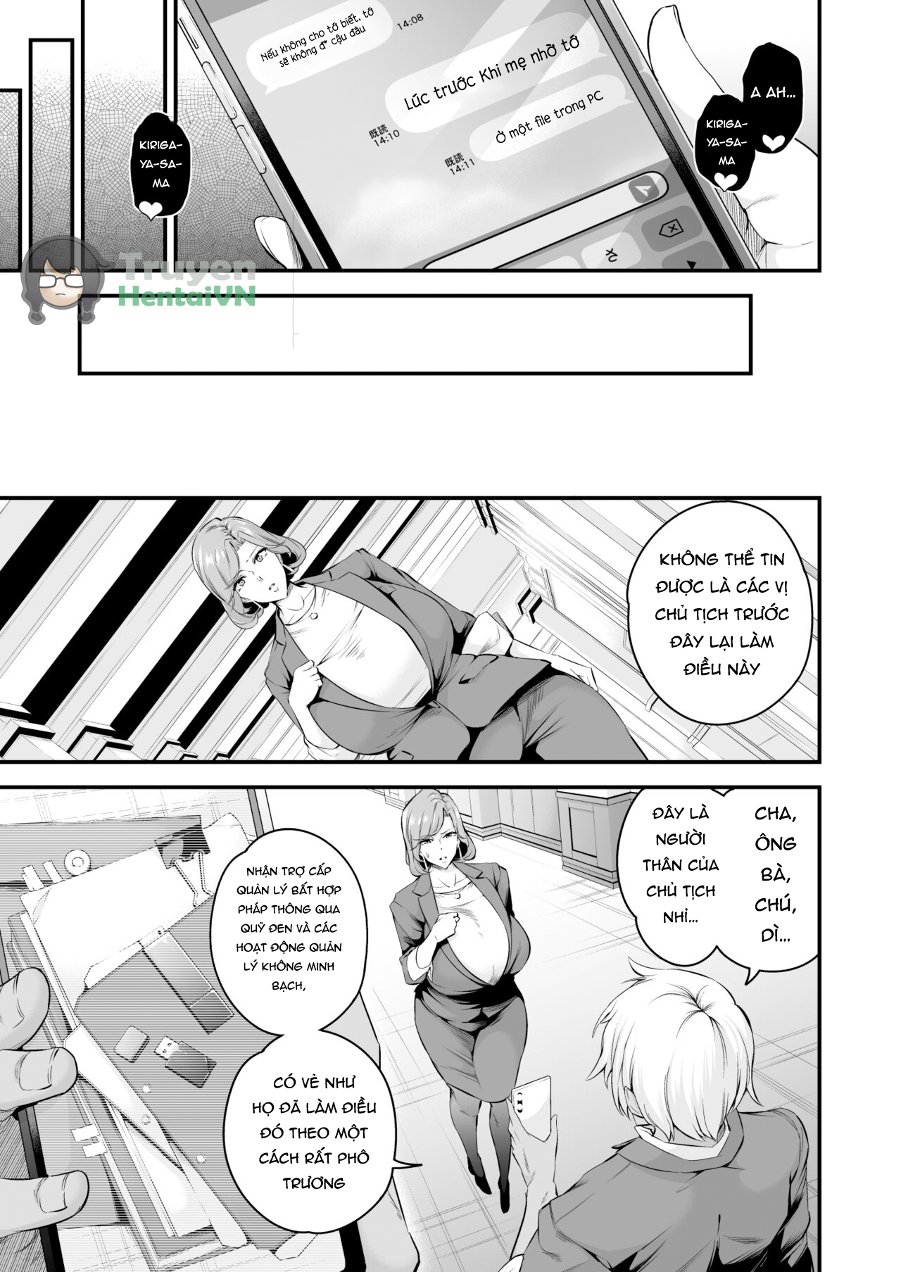 Đọc truyện hentai Shiramine Gakuen no Mesubuta Rijichou Zenpen - Oneshot