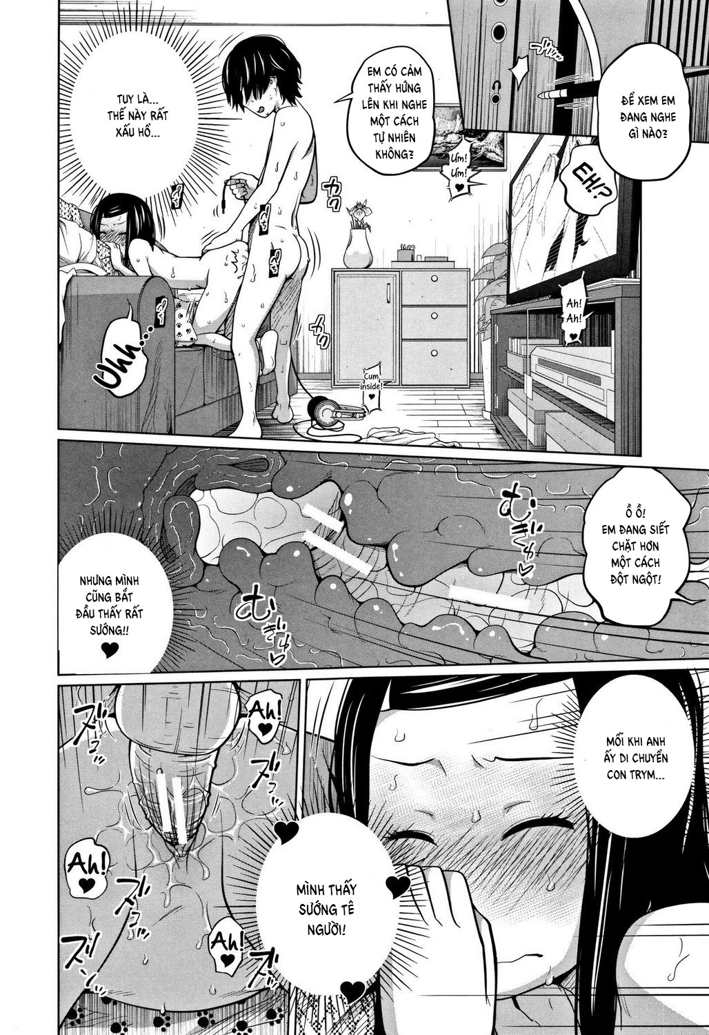 Đọc truyện hentai I'm home Watching!! - Oneshot