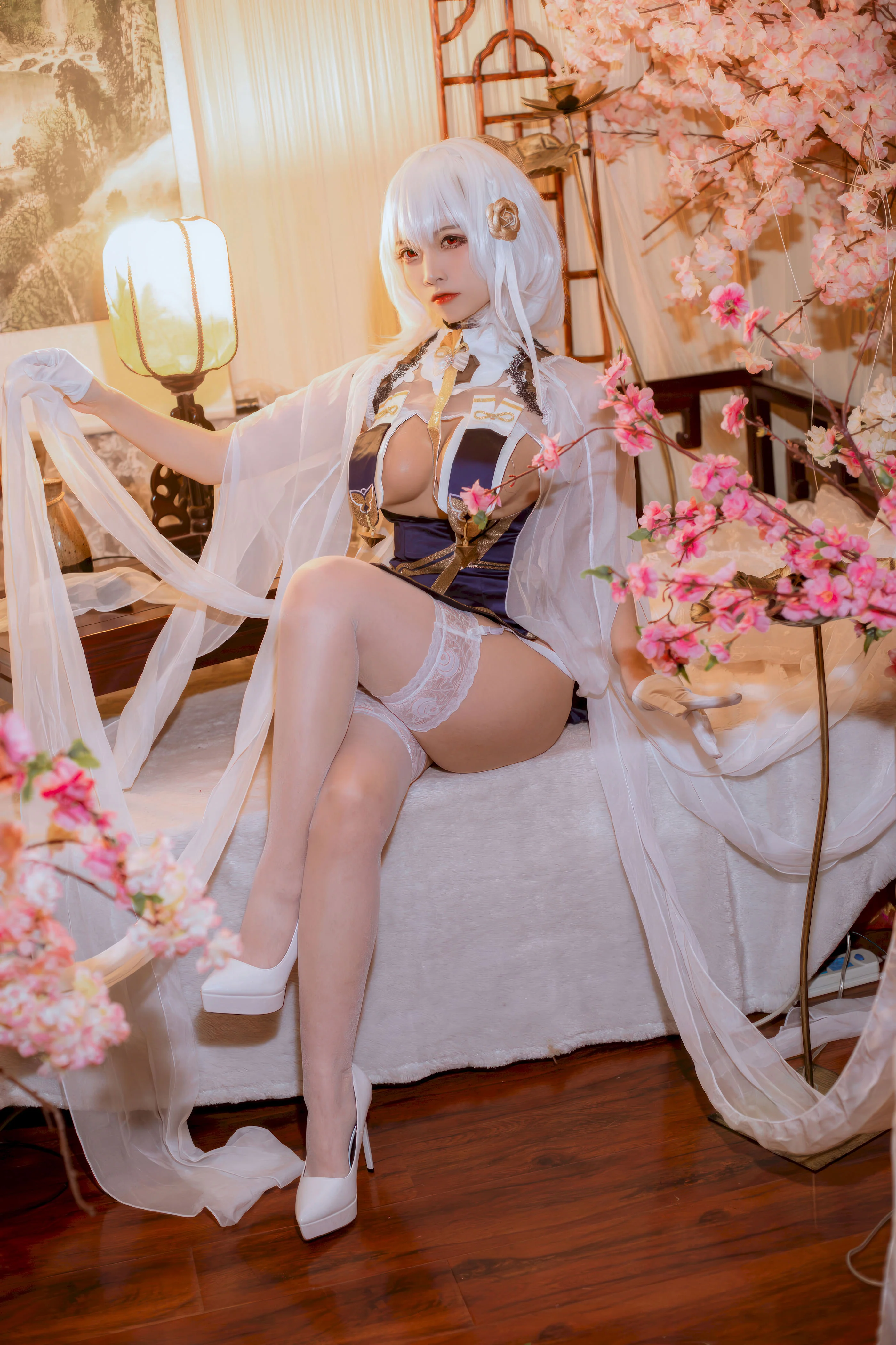 Đọc truyện hentai Tuyển tập Albums siêu phẩm Cosplay - Chap 1313 - Second Lieutenant Nisa - Azur Lane Sirius Cheongsam