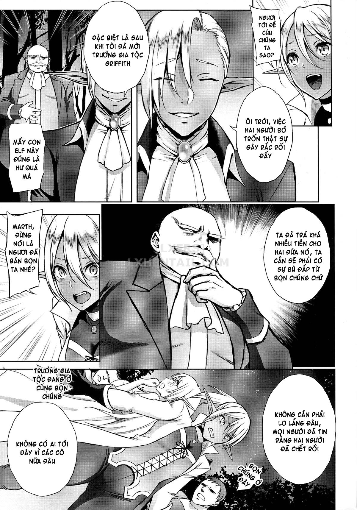 Đọc truyện hentai Elf No Hime Wa Kairaku Ni Naku - Oneshot