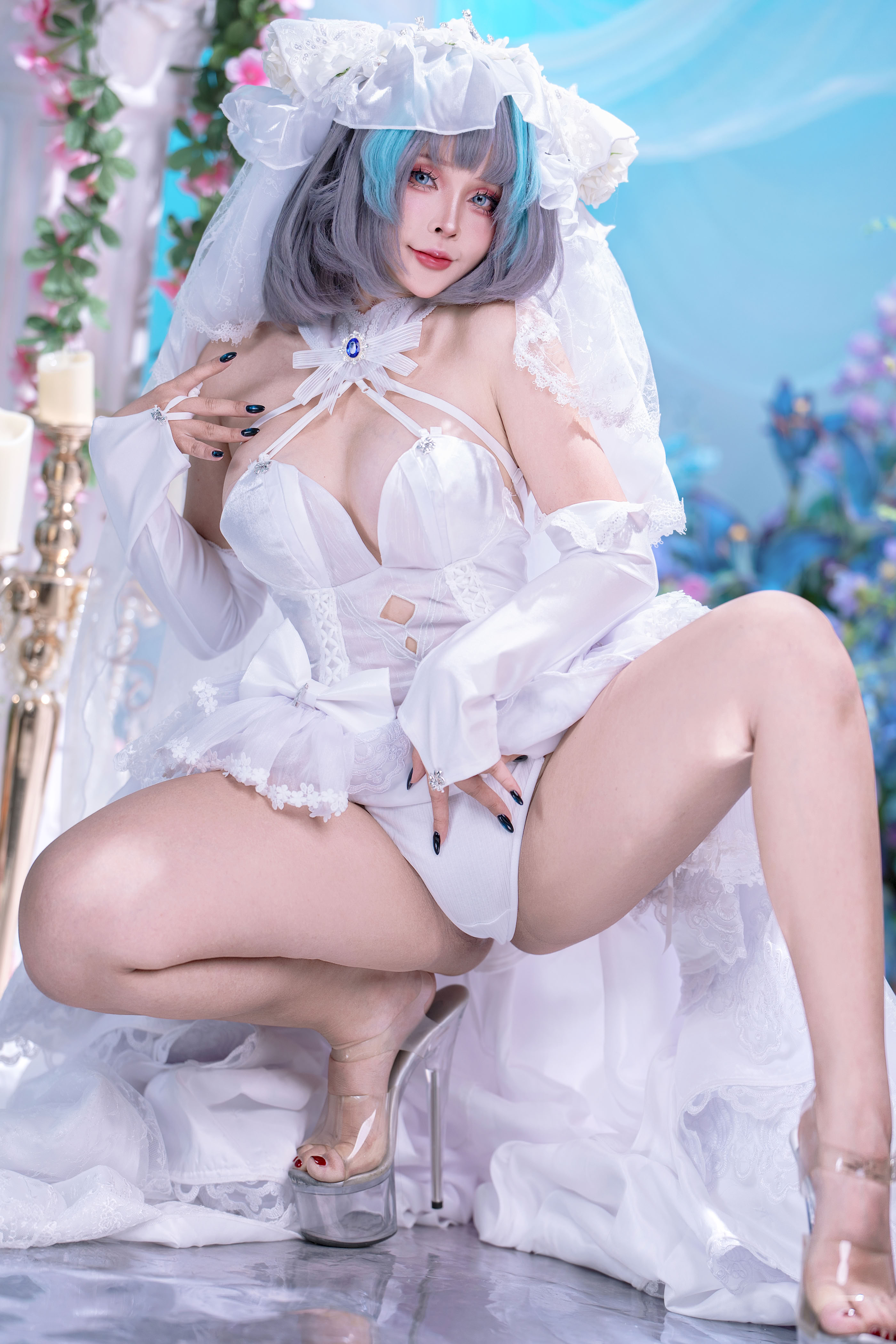 Đọc truyện hentai Tuyển tập Albums siêu phẩm Cosplay - Chap 1416 - Sayo Momo - Bride Cheshire