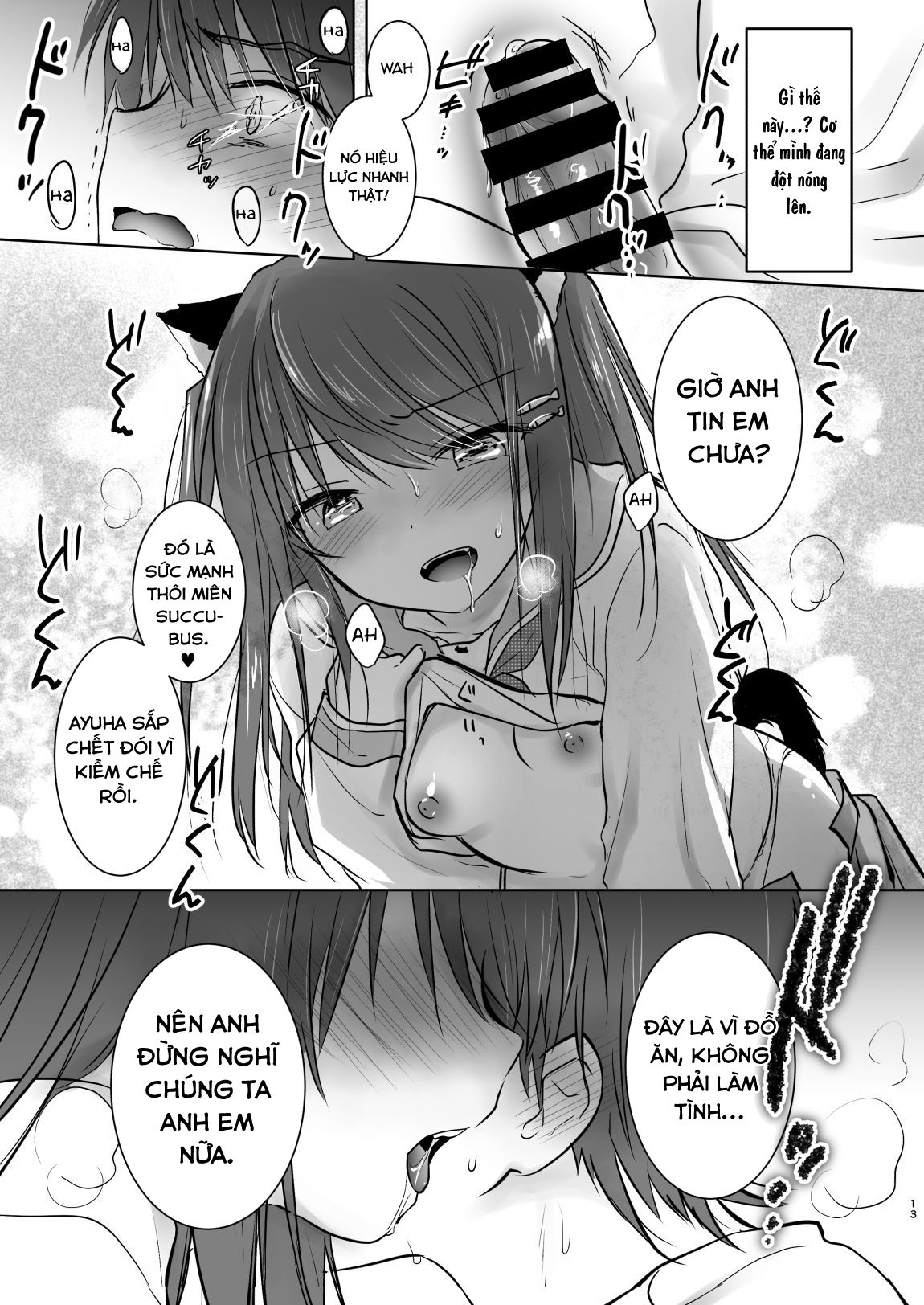 Đọc truyện hentai Cô em gái tôi đã biến thành Succubus với sự chấp thuận của gia đình tôi đã làm tình với em ấy - Oneshot