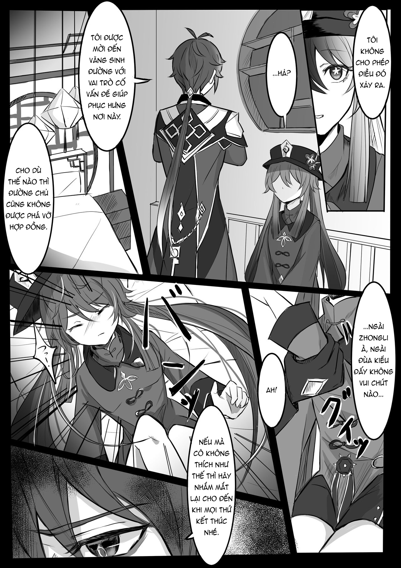 Đọc truyện hentai Cầu Vồng Sau Cơn Mưa Giấc Mơ Về Hạnh Phúc - Zhongli Và Hutao Trước Đám Cưới! - Tiểu Đường