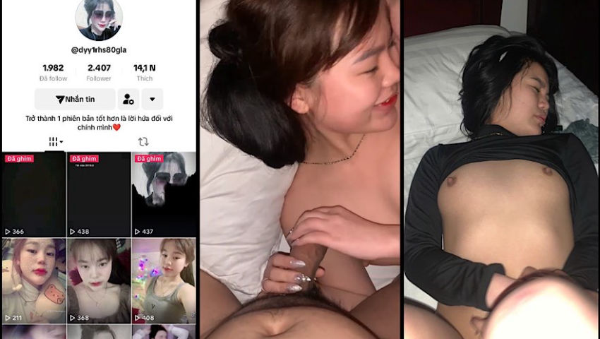 Lại thêm 1 bé tiktoker dâm dục lộ clip vì đi sửa điện thoại ~ Sex lộ clip