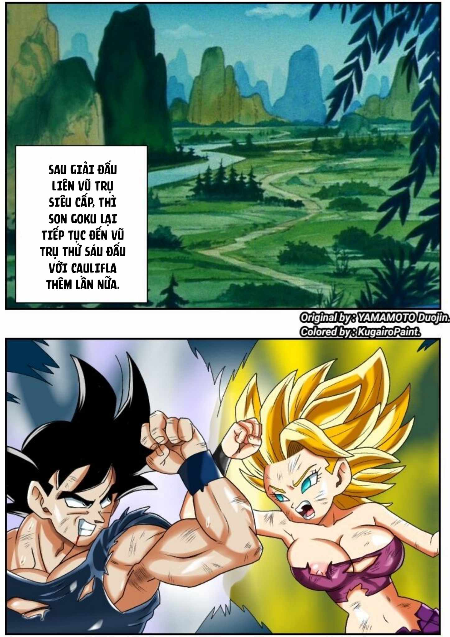 Đọc truyện hentai DRAGON BALL SUPER: Trận chiến ở vũ trụ thứ 6!! - Oneshot: Bản màu