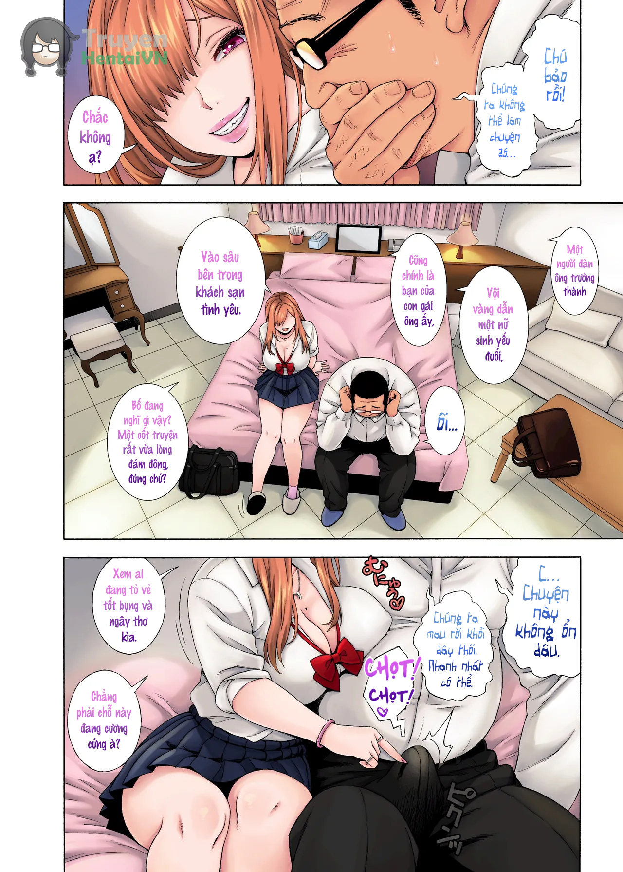 Đọc truyện hentai Musume no Tomodachi ga Yuuwaku Suru - Oneshot